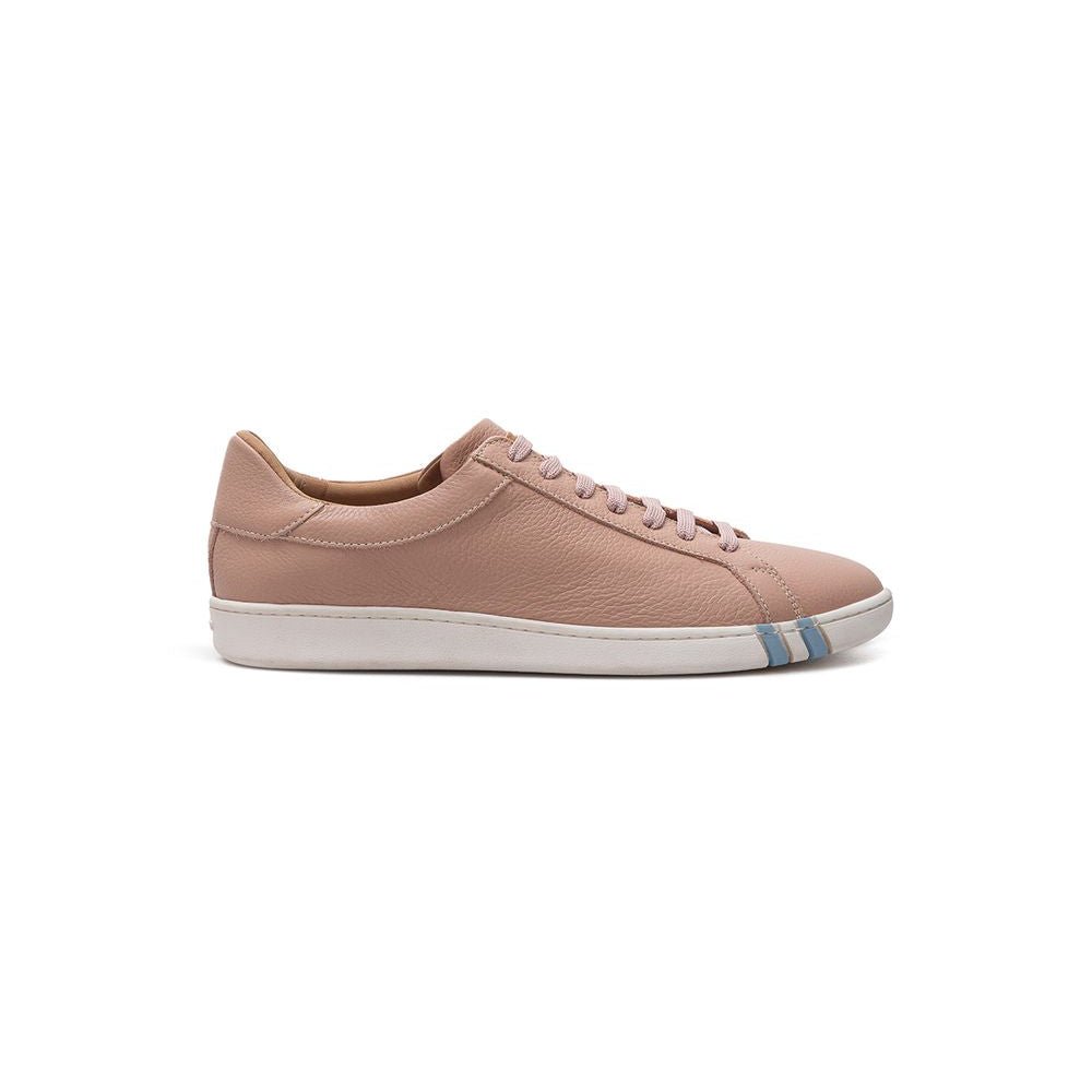 Bally Leather Low-Top Sneaker — Pink by Bally