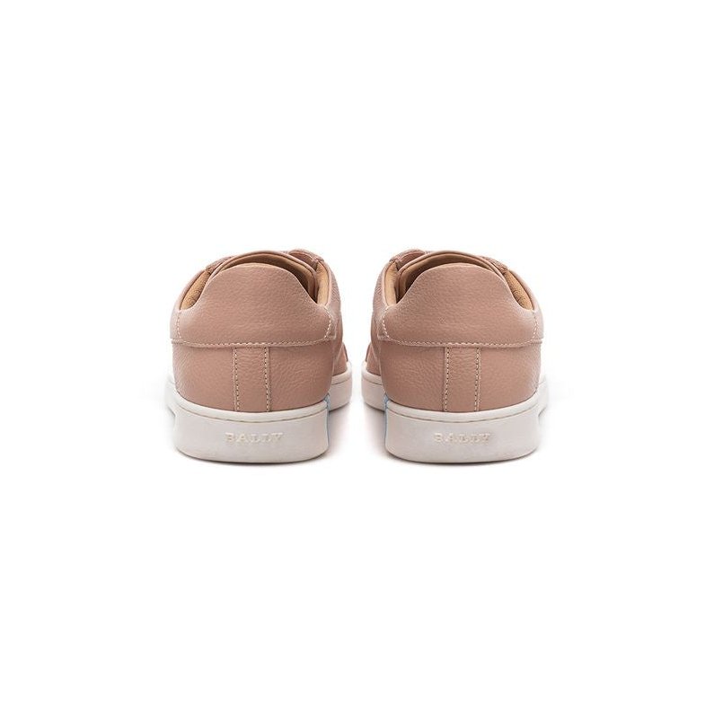 Bally Leather Low-Top Sneaker — Pink, view 5