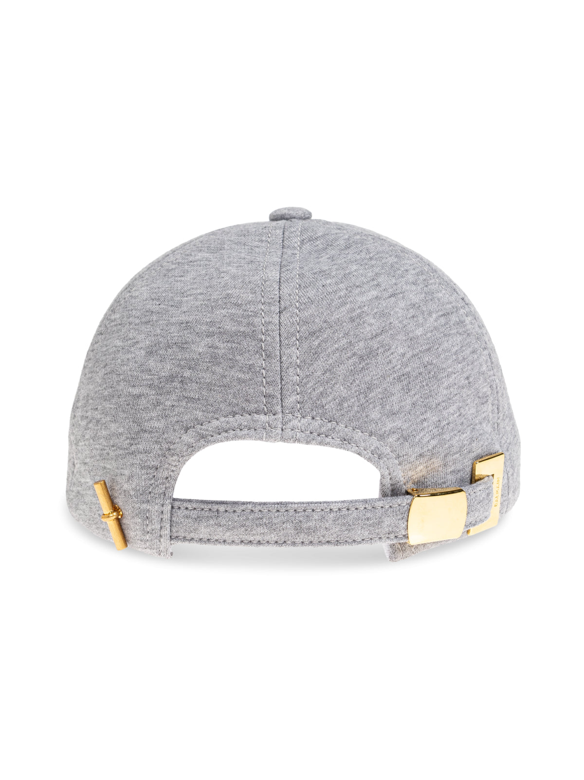 Balmain GH1XA561JI909UB Embroidered Logo Baseball Cap — Gray by Balmain
