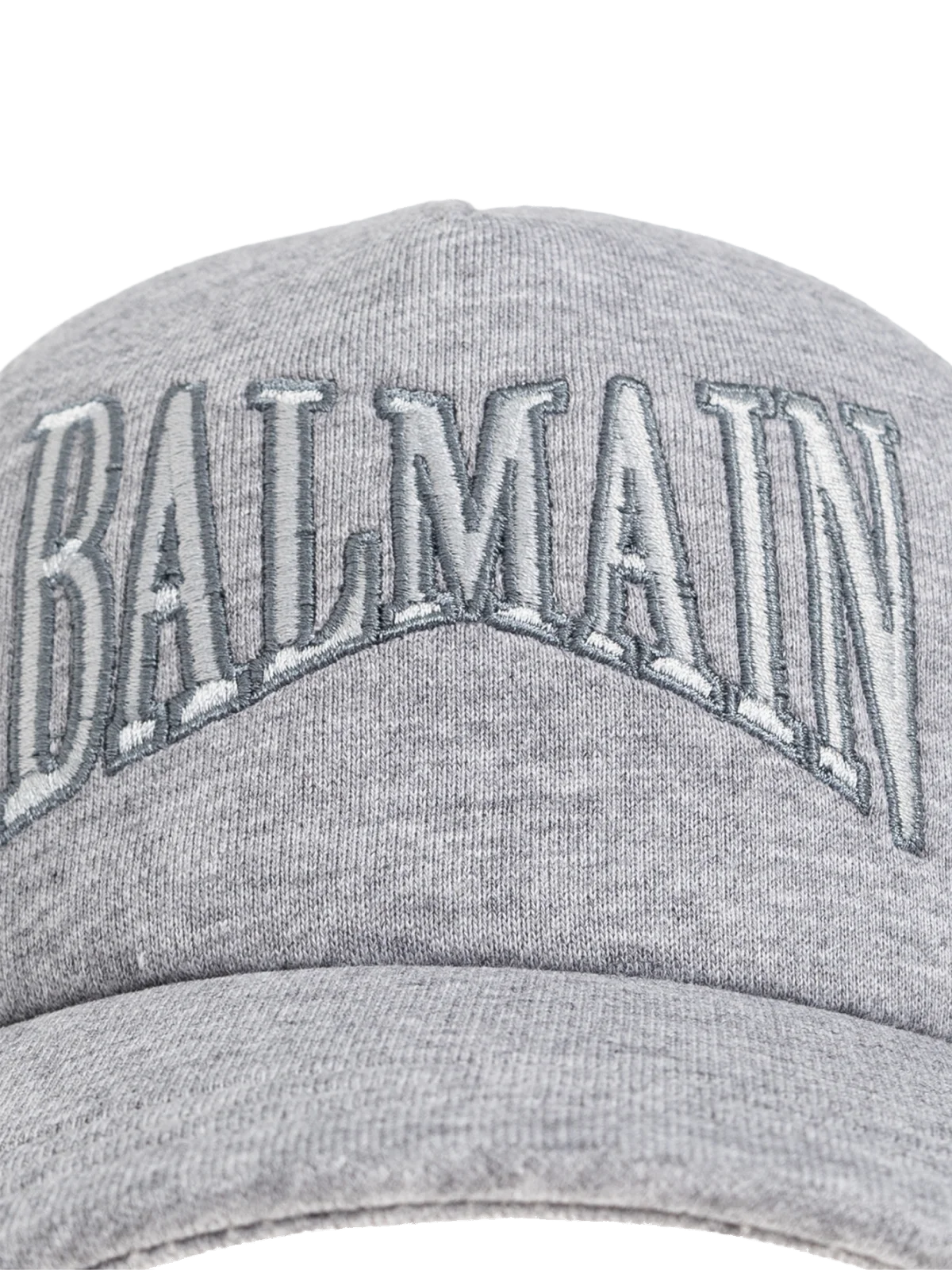 Balmain GH1XA561JI909UB Embroidered Logo Baseball Cap — Gray, view 2