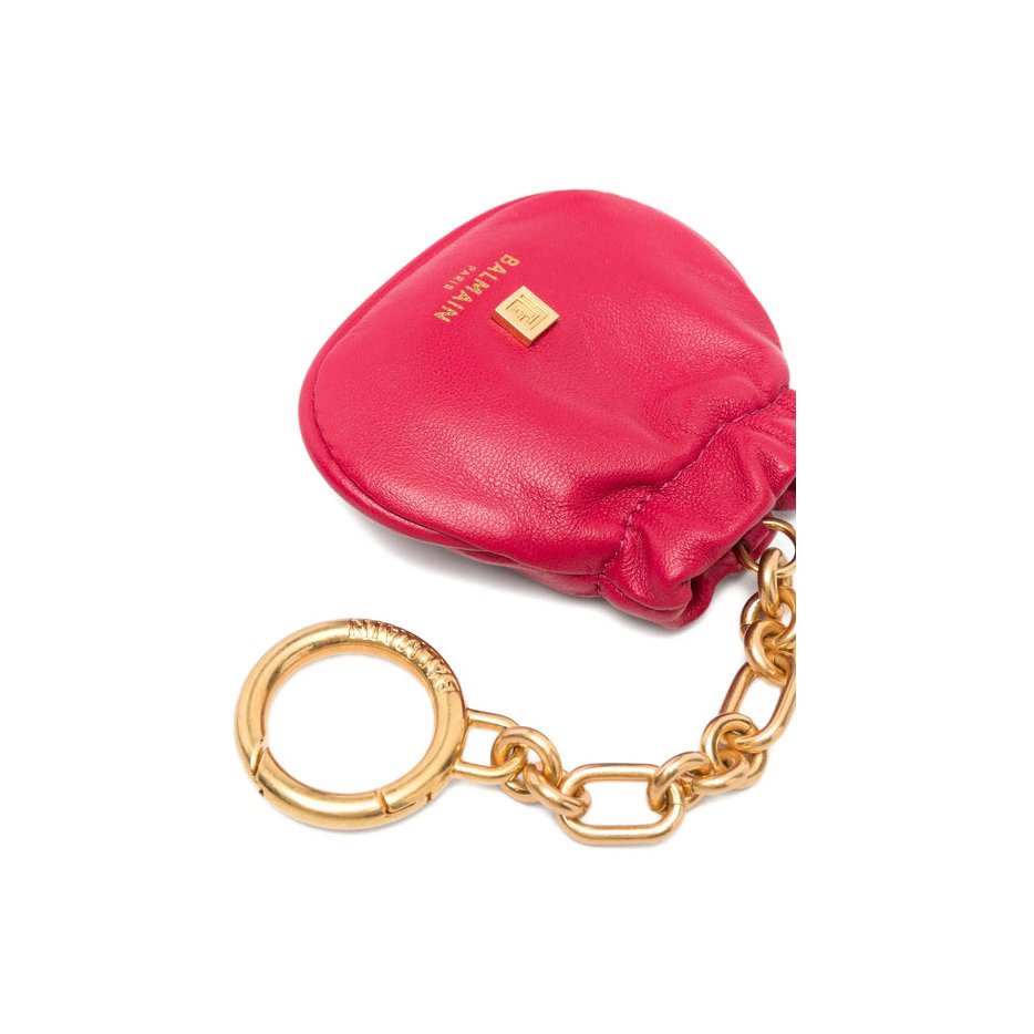 Balmain Lnah Keychain Pouch — Red, view 2