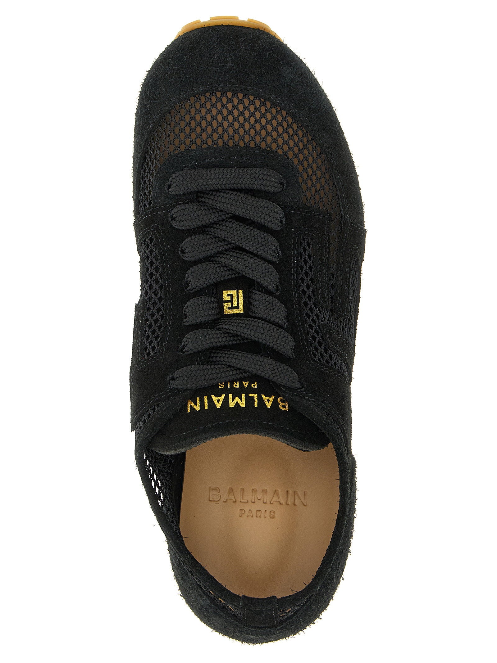 Balmain Racer 45 Sneaker — Black, view 4