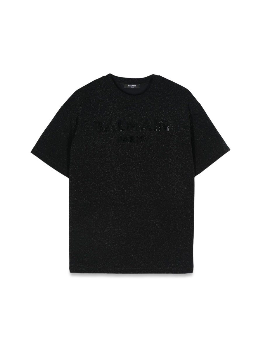 Balmain Technical Stretch T-Shirt — Black by Balmain