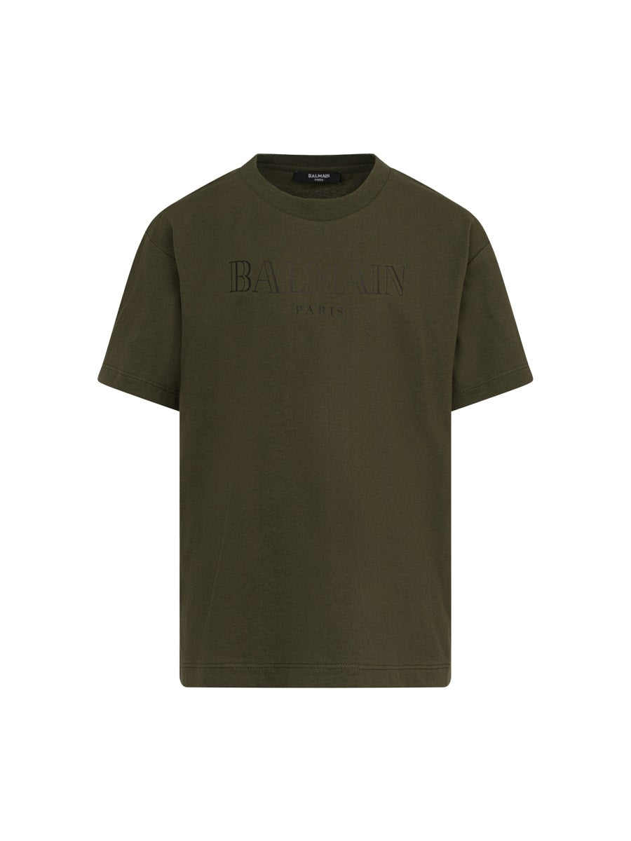 Balmain Cotton T-Shirt — Green by Balmain