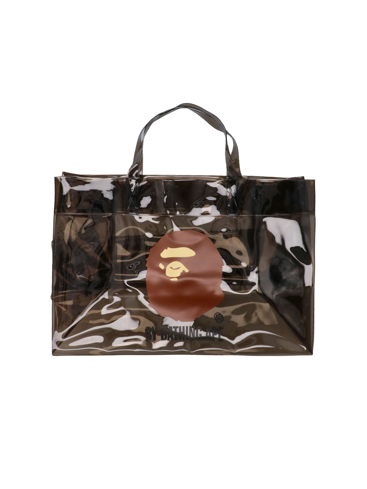 Bape Transparent PVC Tote Bag — Black by Bape