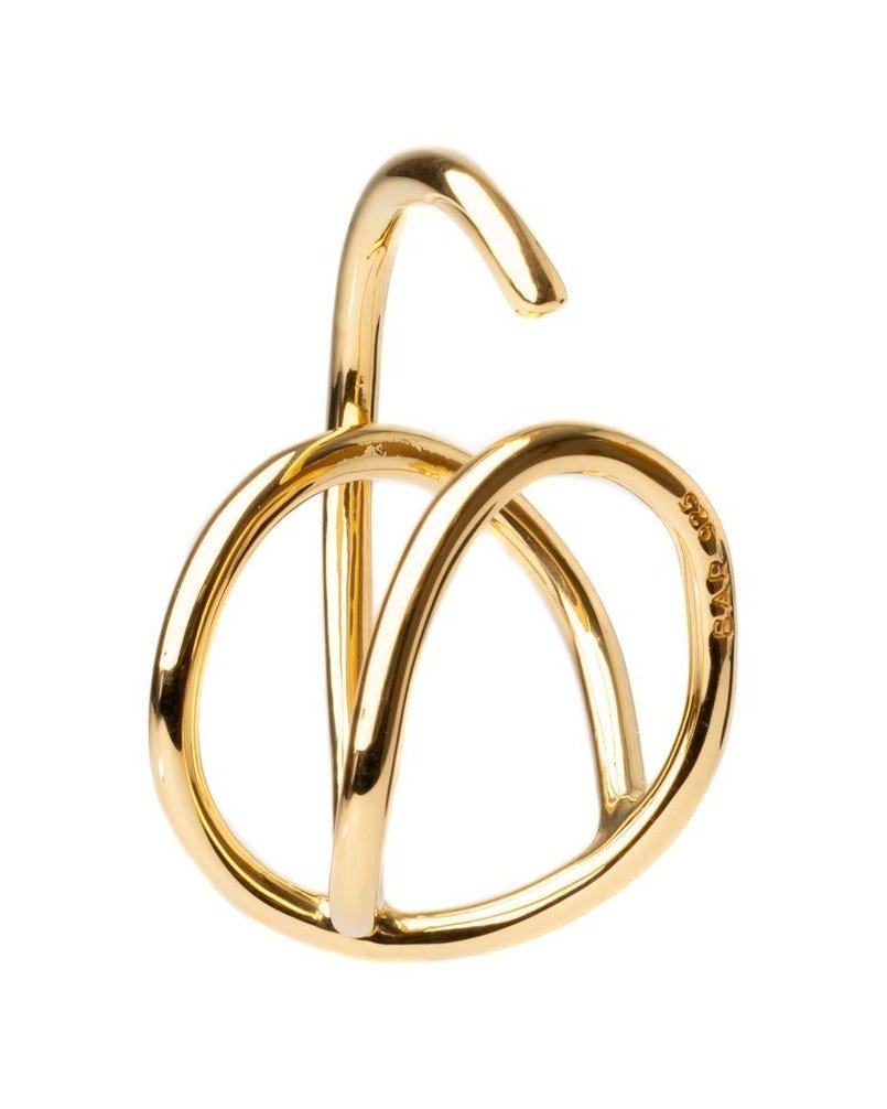 Bar Jewellery Ear Cuff — Gold, view 2