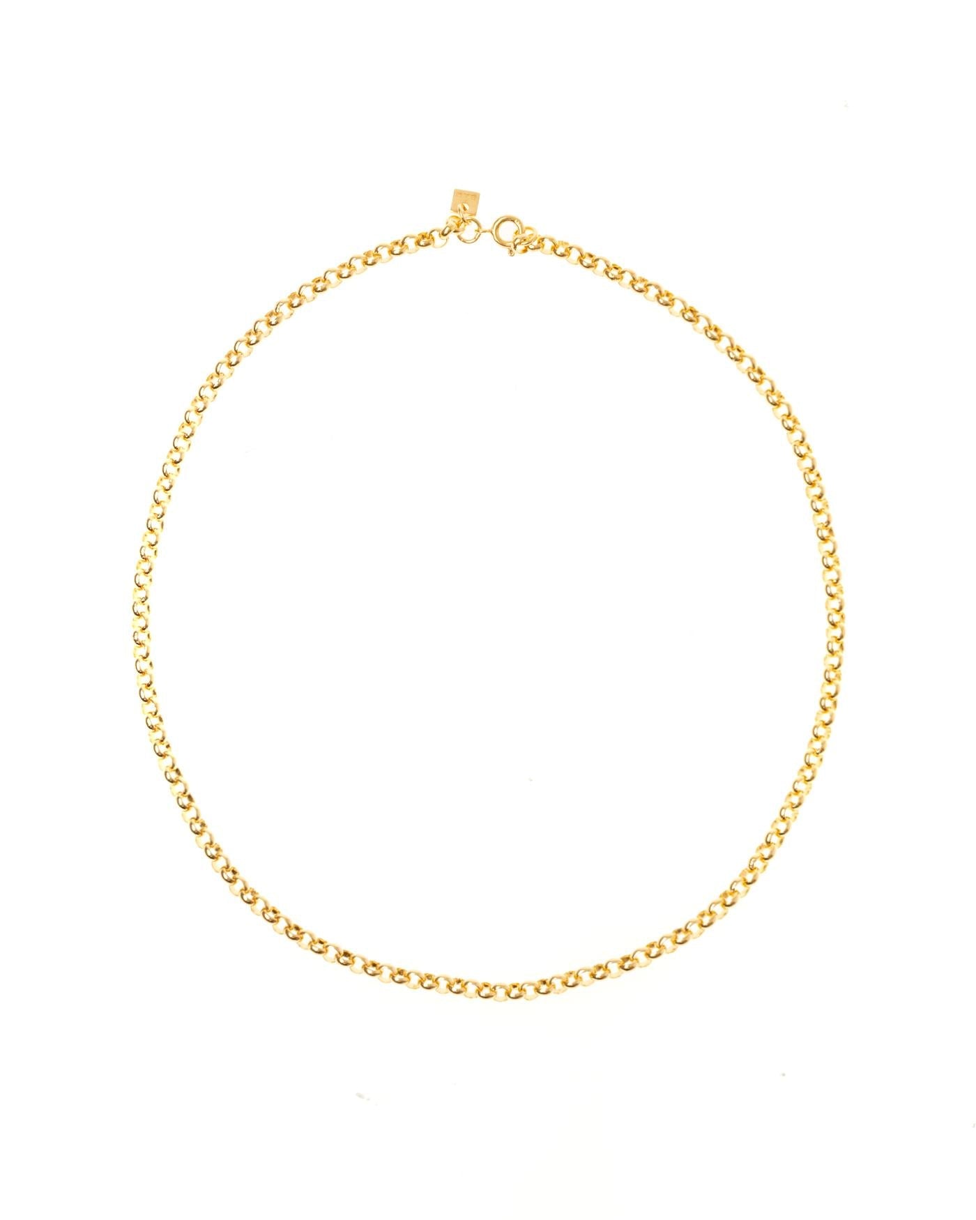 Bar Jewellery Chunky Belcher Necklace — Gold by Bar Jewellery