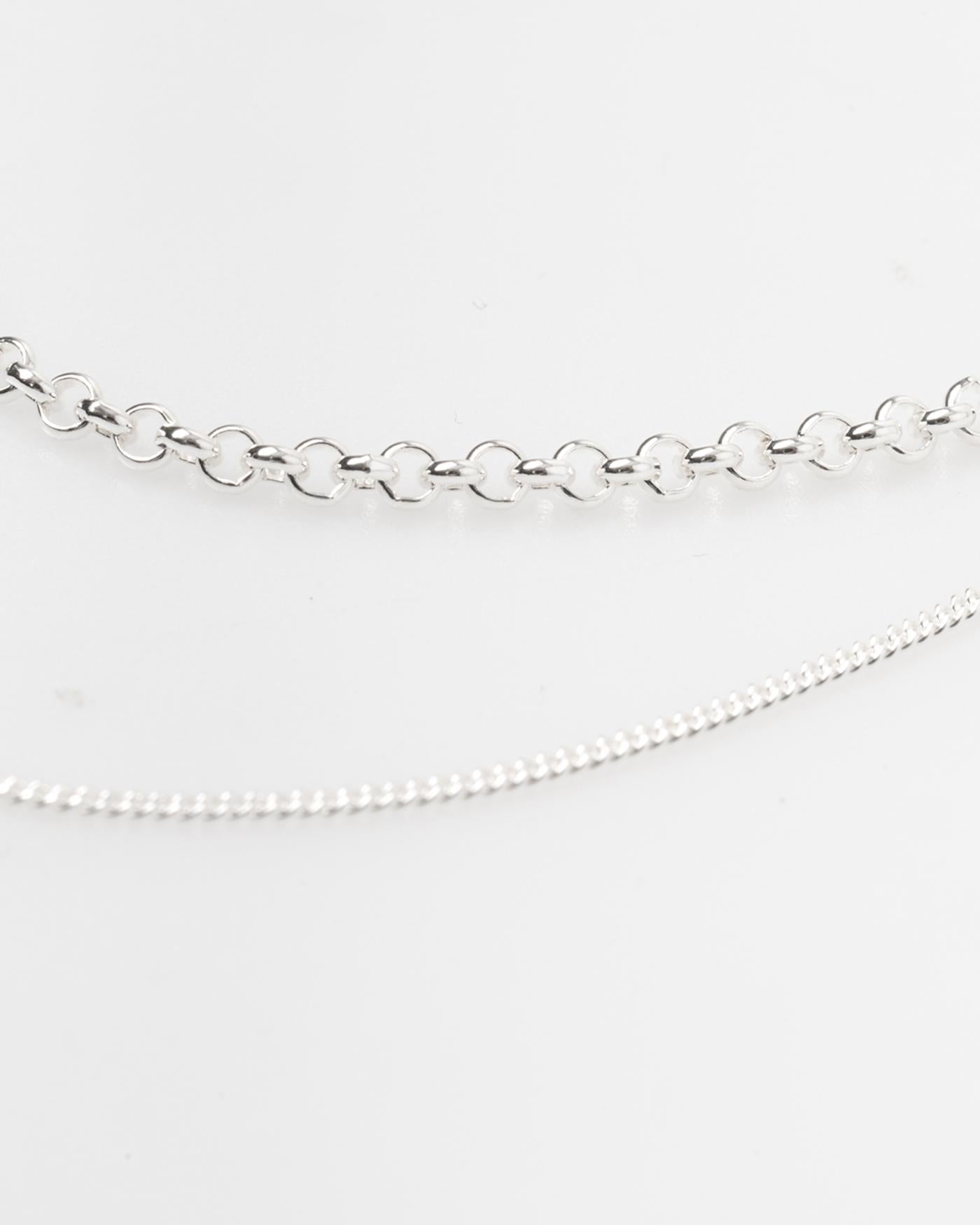 Bar Jewellery Necklace — Silver, view 2