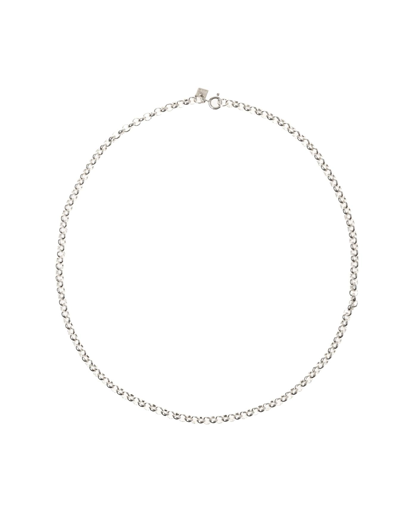 Bar Jewellery Chunky Belcher Chain Necklace — Silver by Bar Jewellery