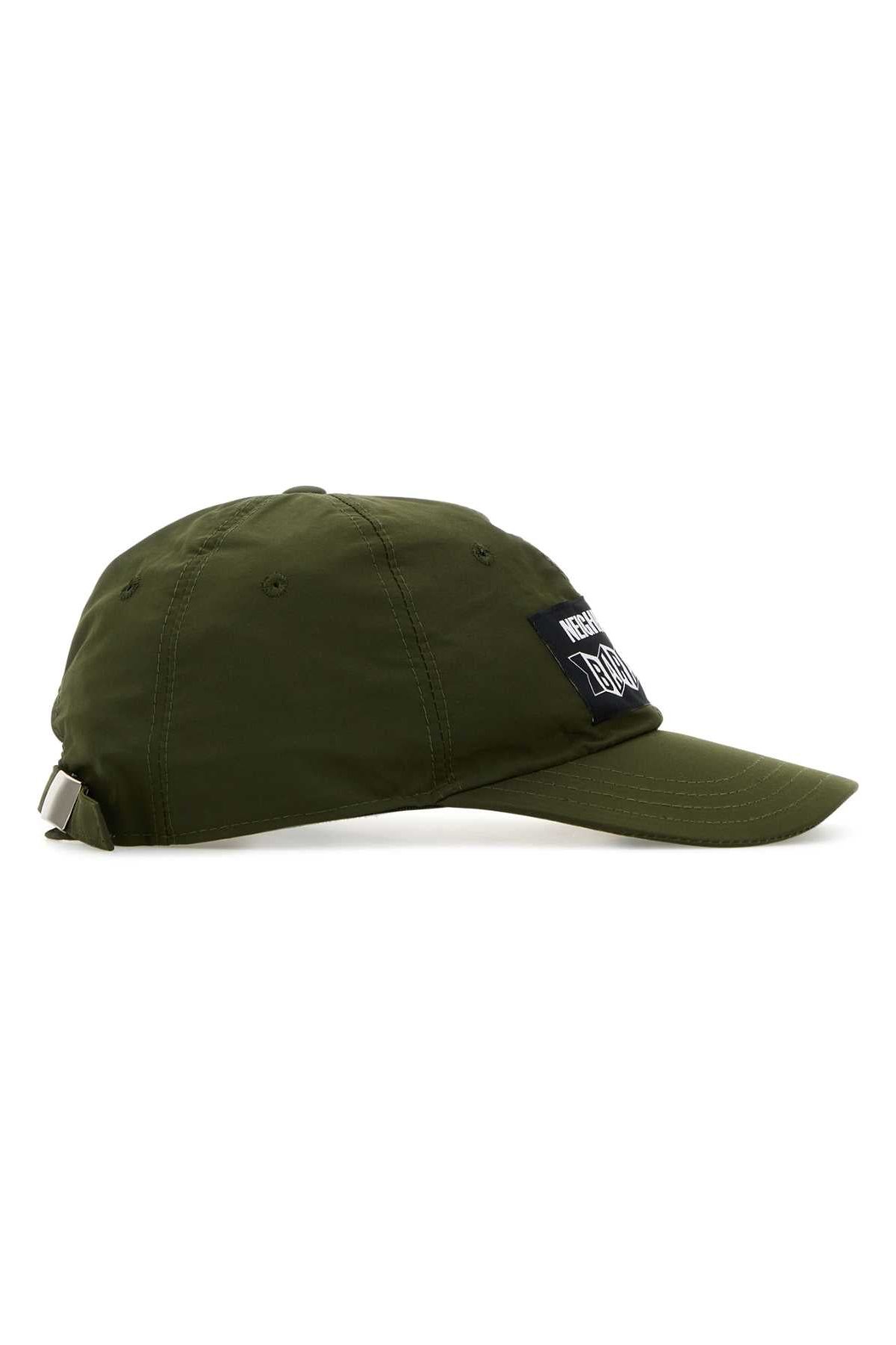 Baracuta England BASEBAL Logo-Patched Baseball Cap — Green, view 2