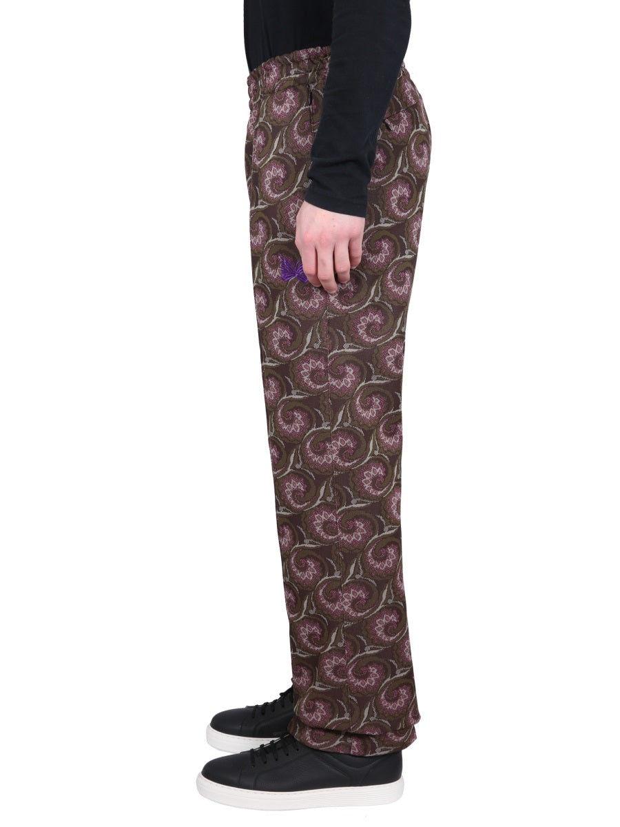 Baracuta Logo-Embroidered Polyester Joggers — Brown, view 2