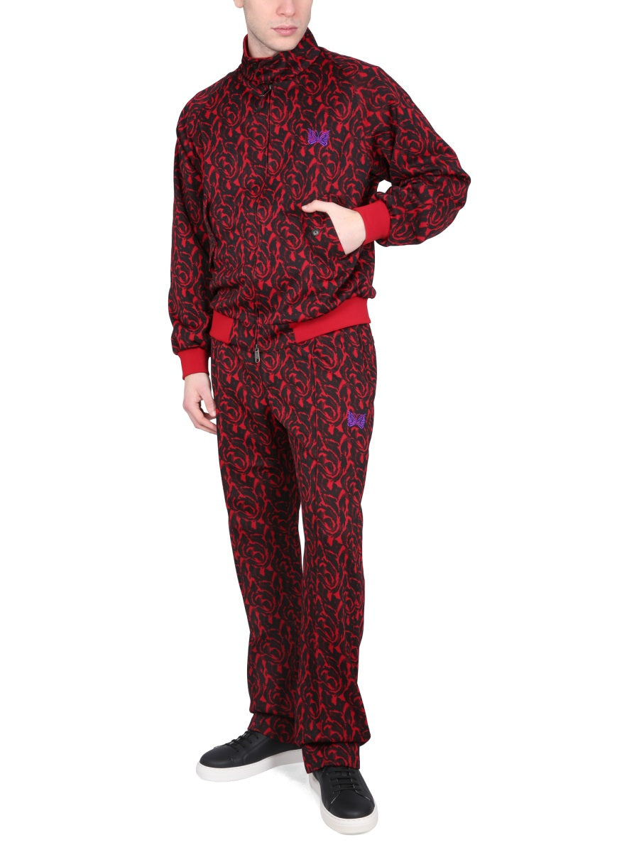 Baracuta Logo-Embroidered Polyester Joggers — Red by Baracuta