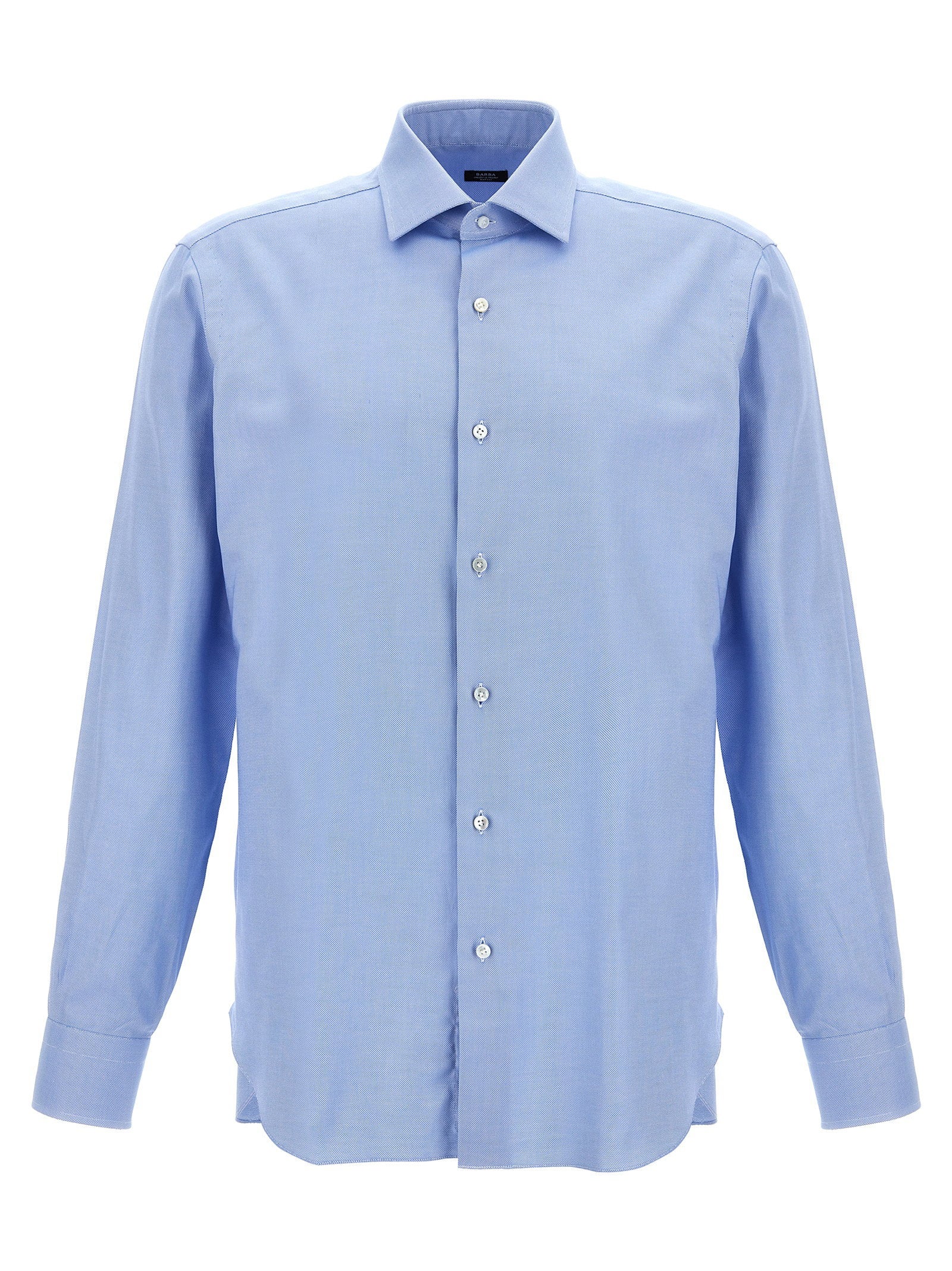 Barba Cotton Shirt — Light Blue by Barba