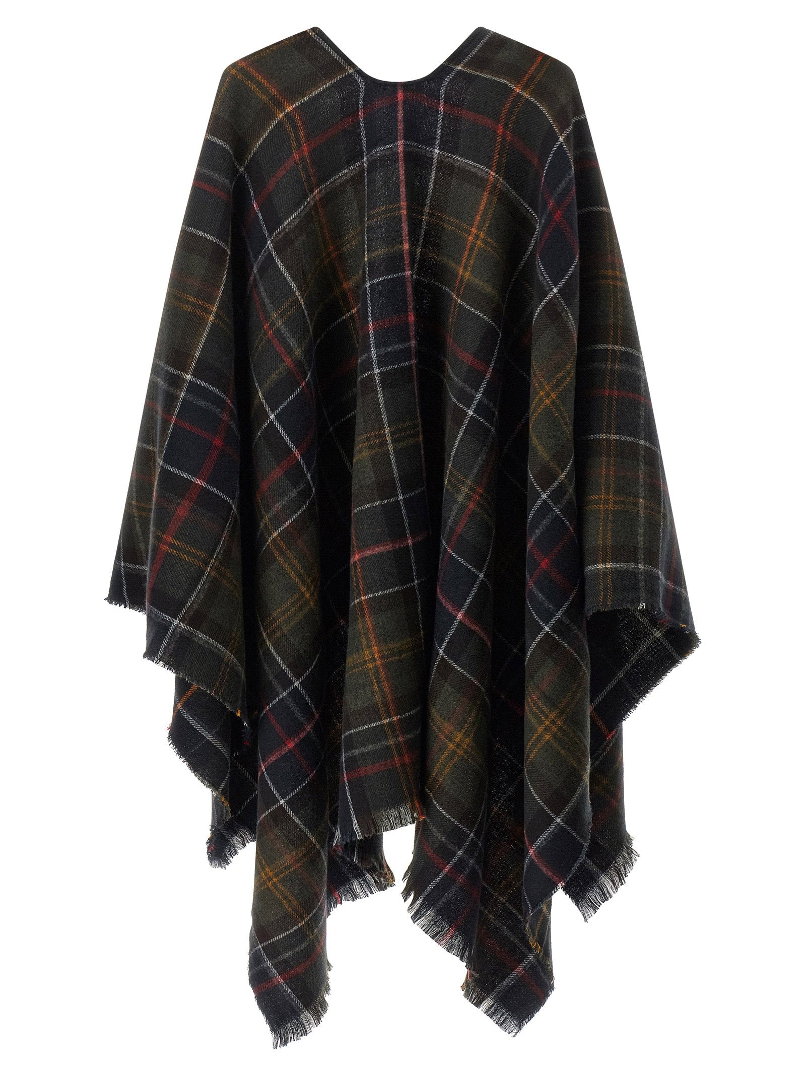 Barbour Montieth Serape Cape — Navy, view 2