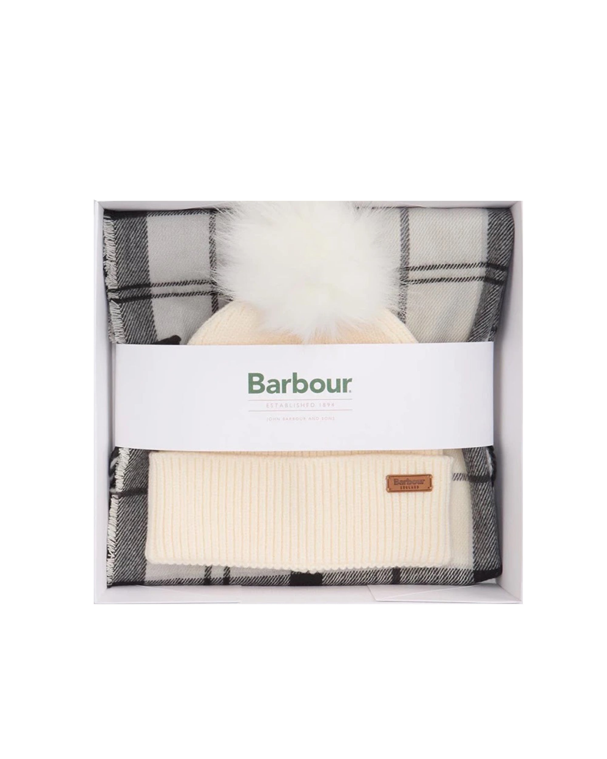 Barbour LGS0054 Beanie and Scarf Set — Multicolor by Barbour