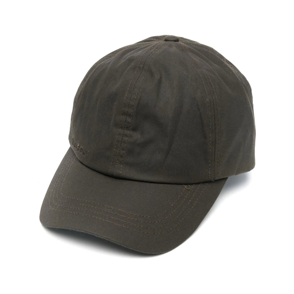 Barbour MHA0005 Cotton Baseball Cap — Green by Barbour