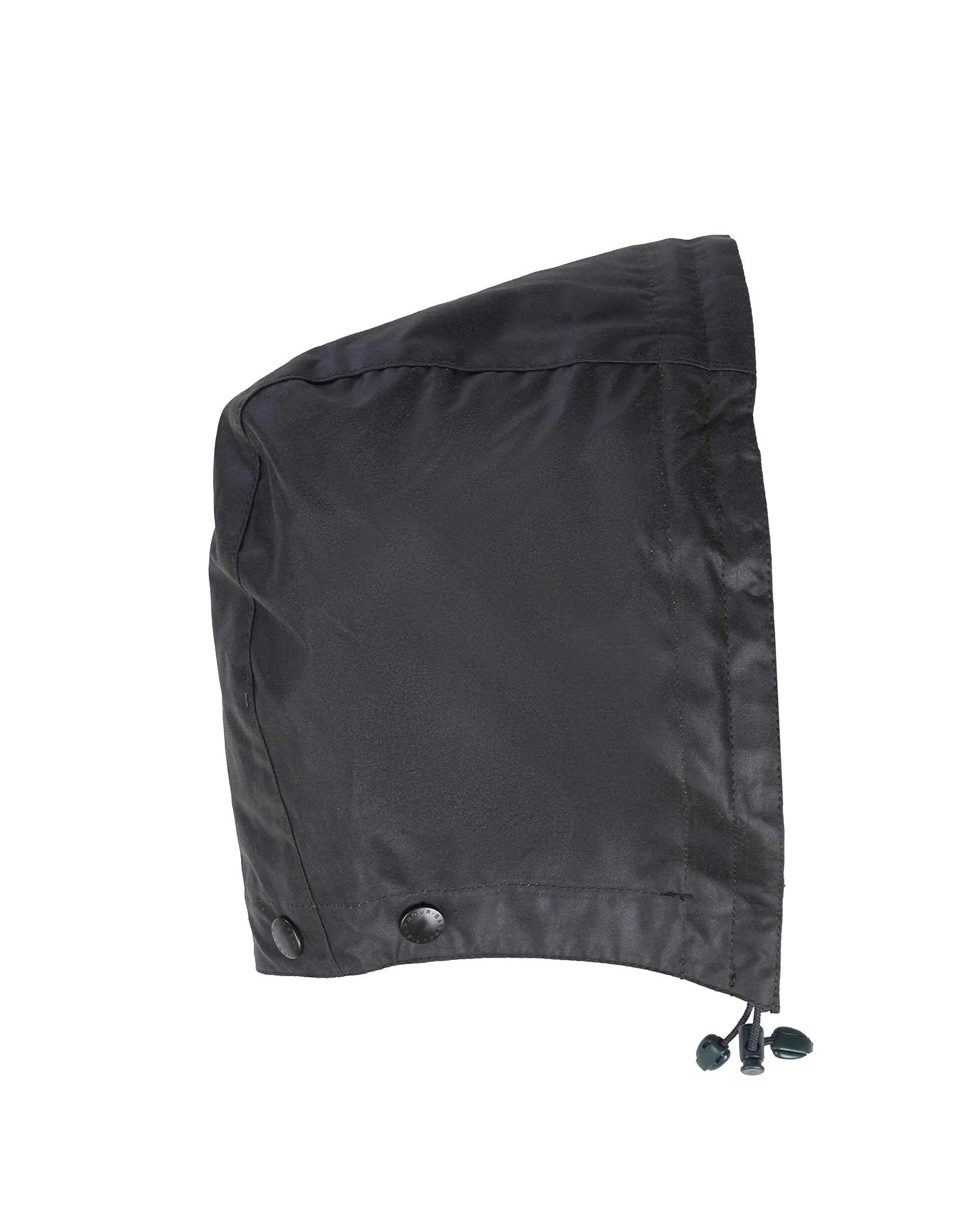 Barbour MHO0004 Waxed Cotton Drawstring Hood — Green by Barbour