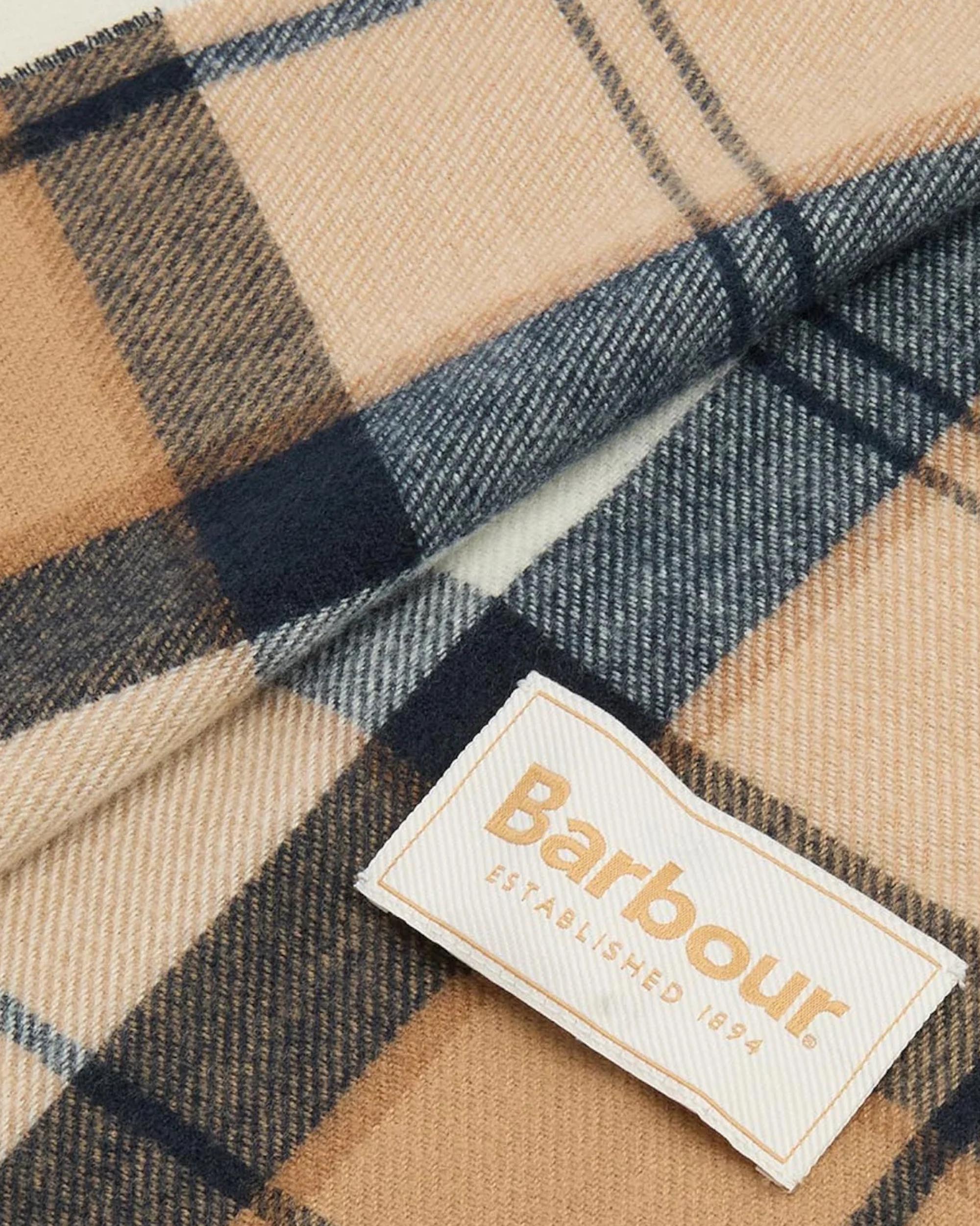 Barbour Stanway Scarf — Beige, view 2