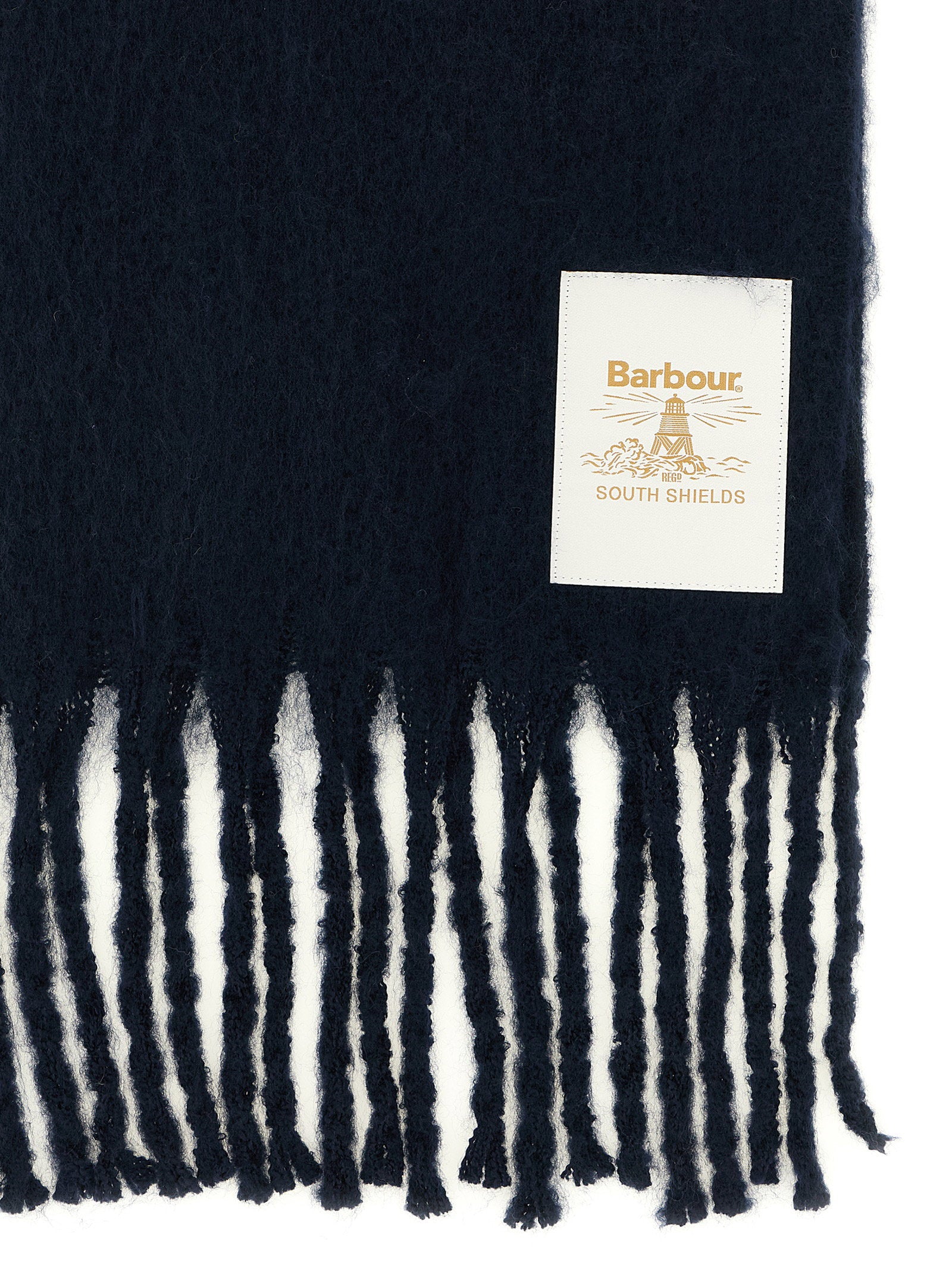 Barbour Ellison Scarf — Navy, view 2