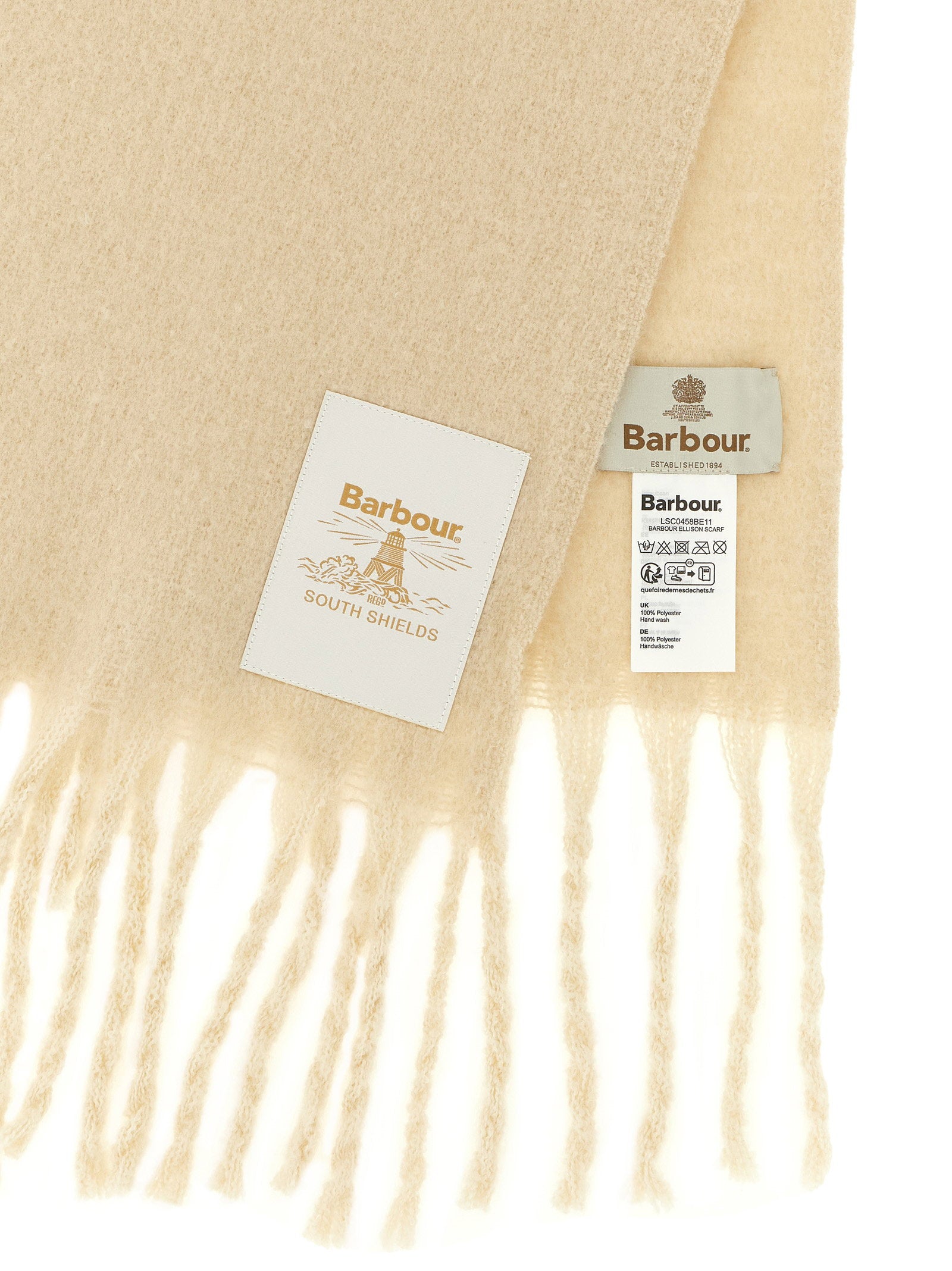 Barbour Scarf — Oat, view 3