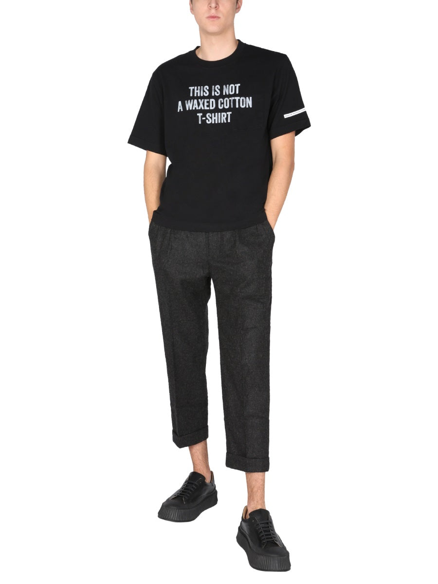 Barbour Printed Cotton T-Shirt — Black by Barbour