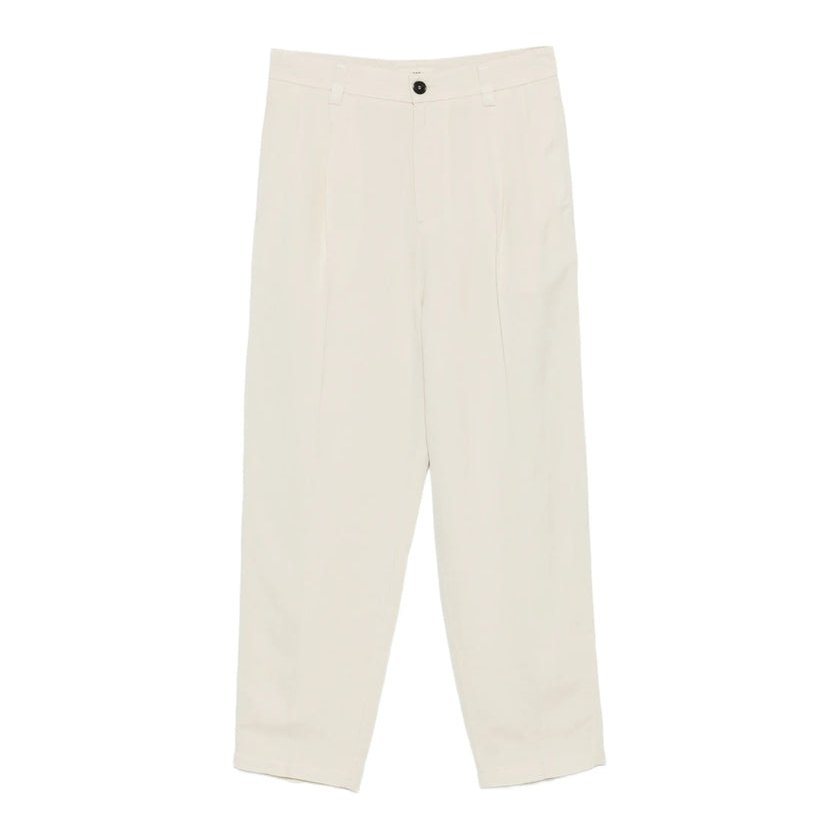 Barena Linen-Blend Pleated Trousers — Beige by Barena