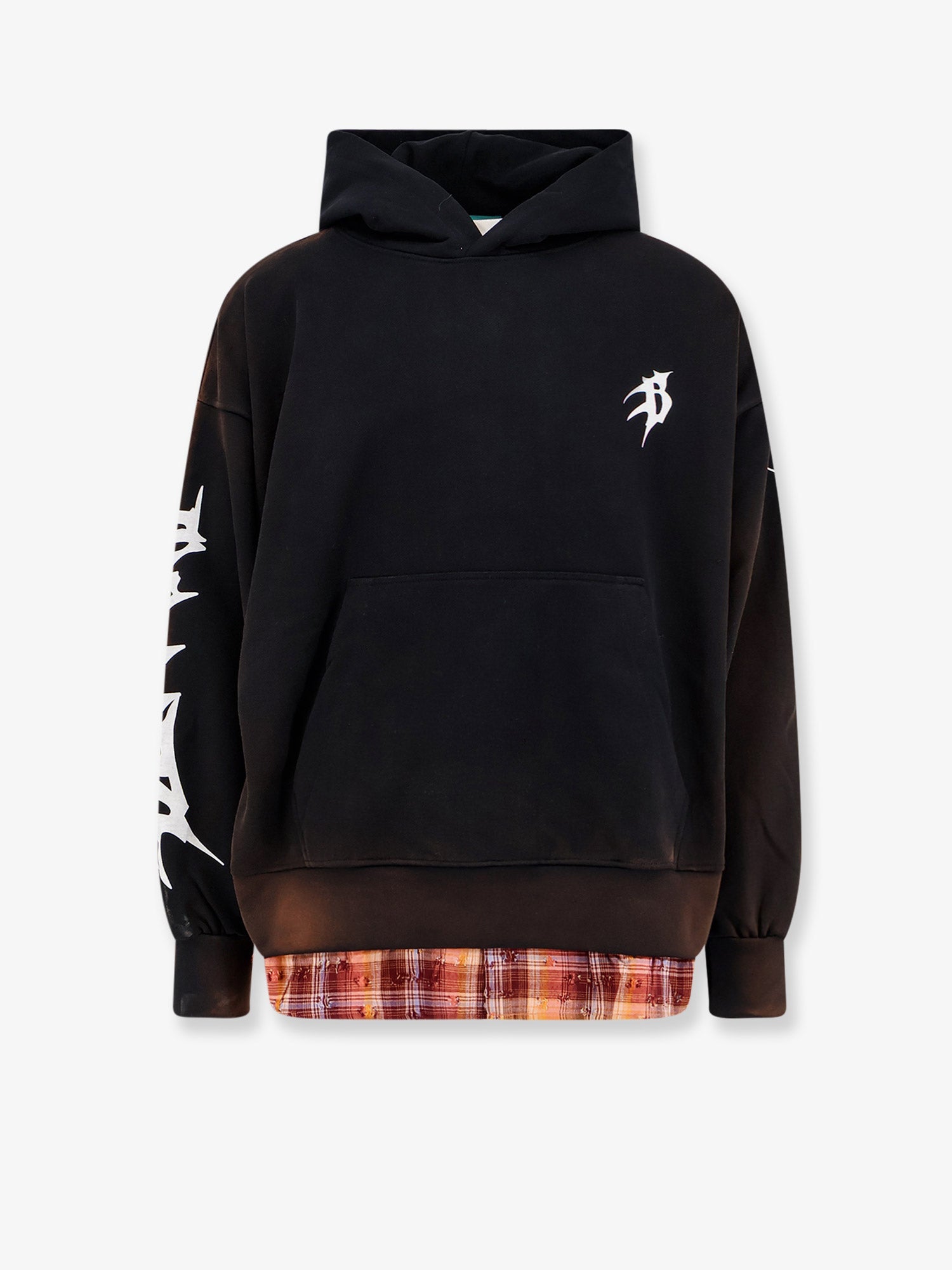 Barrow Logo Cotton Hoodie — Black by Barrow
