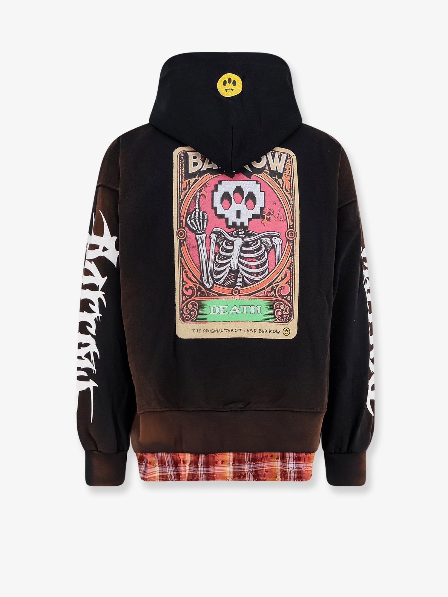 Barrow Logo Cotton Hoodie — Black, view 2
