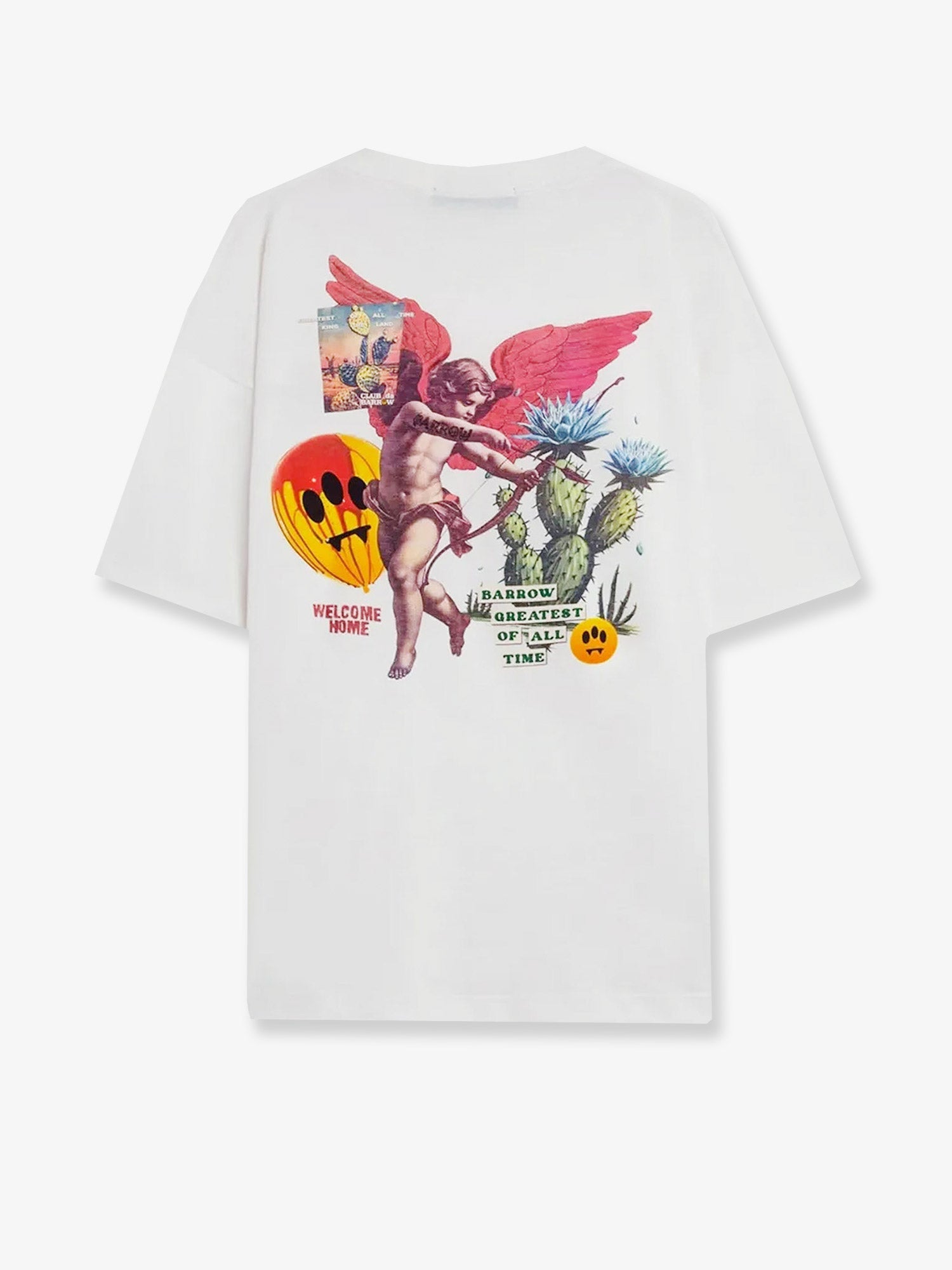 Barrow Logo-Embroidered T-Shirt — White, view 2