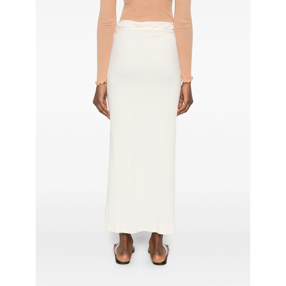 Baserange Brig Skirt — White, view 4