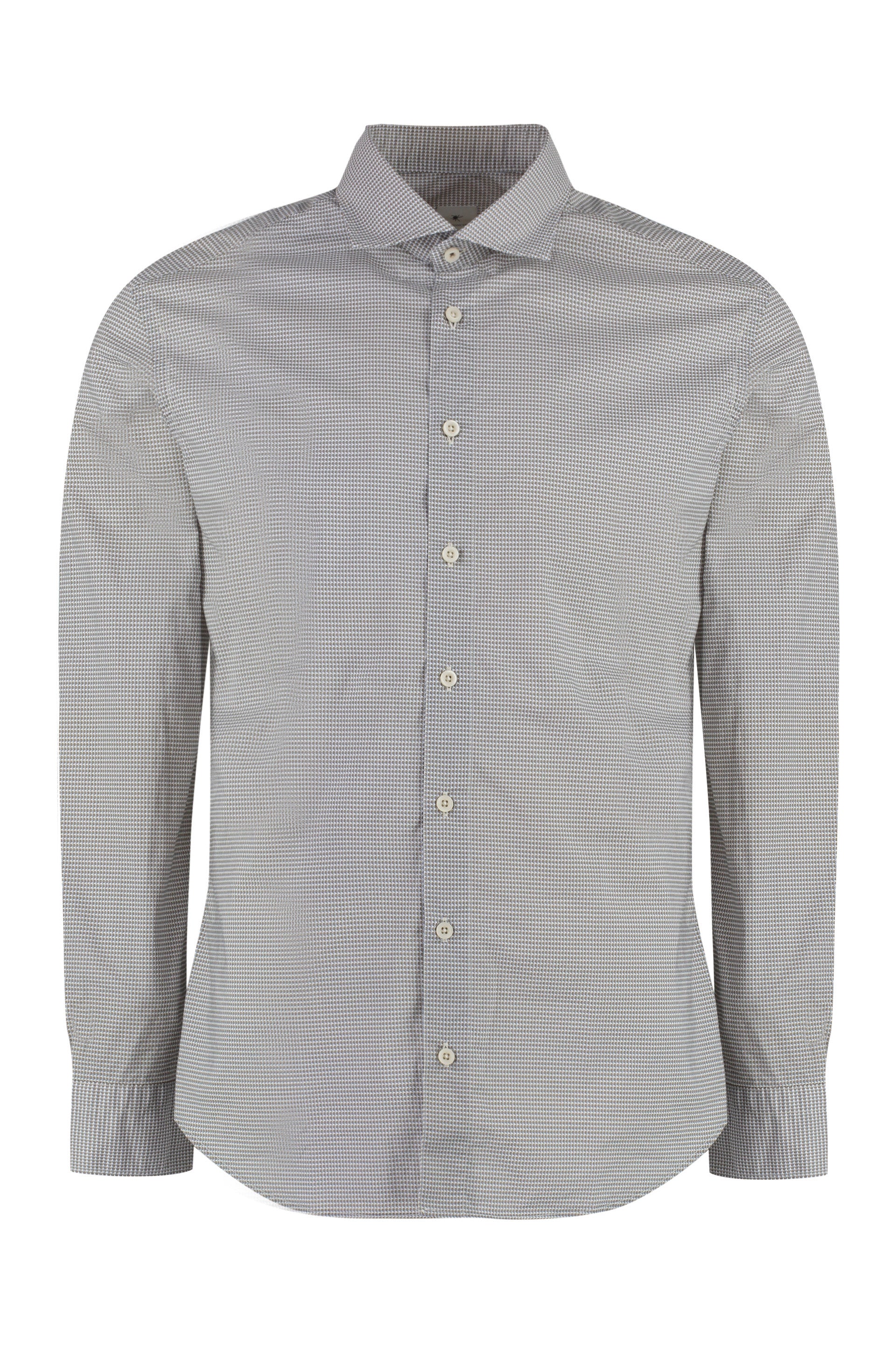 Bastoncino Printed Cotton Shirt — White by Bastoncino