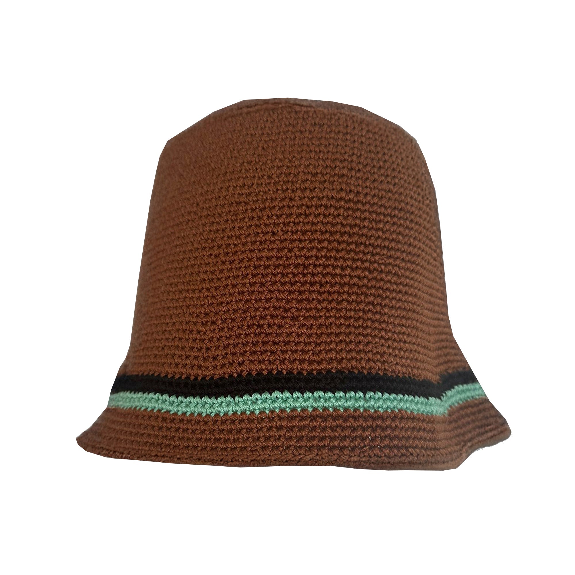 Bb Wallace A0024 Knitted Wool Bucket Hat — Brown by Bb Wallace