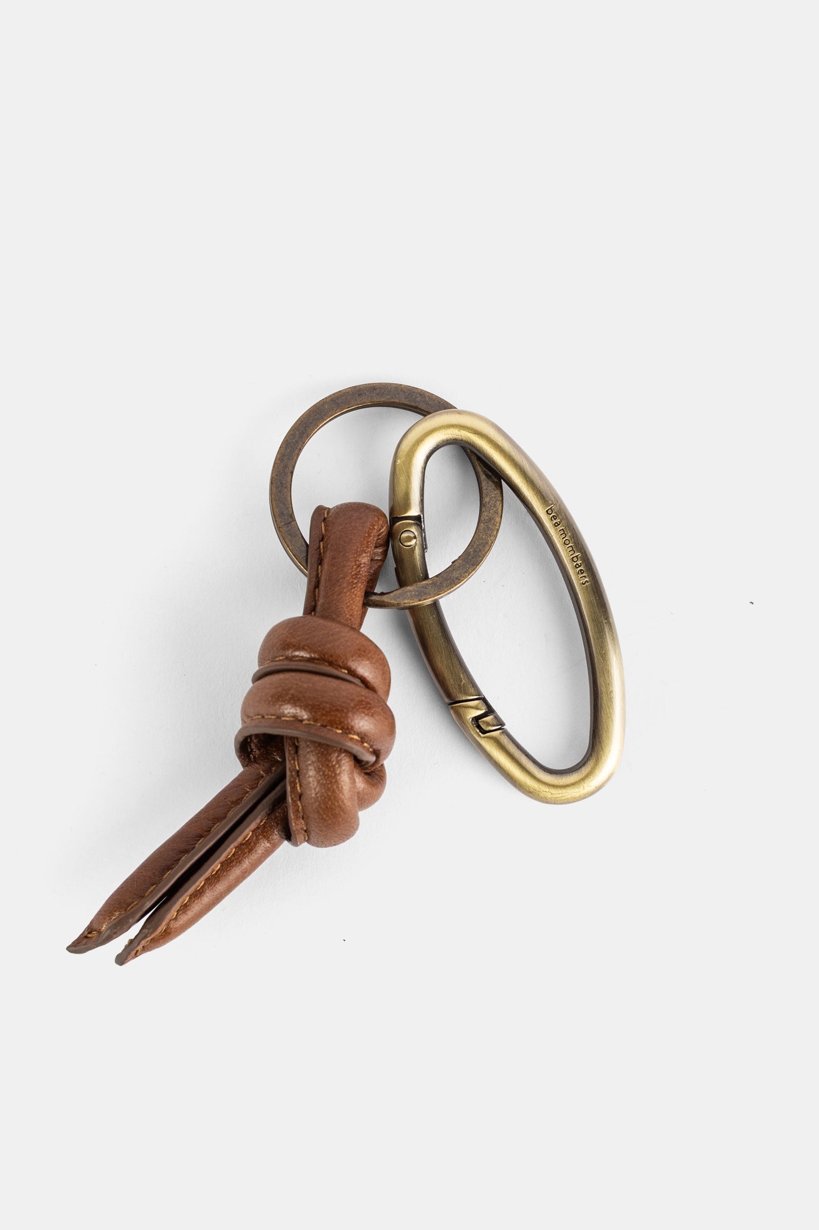 Bea Mombaers Cliphook Key Case — Cognac by Bea Mombaers