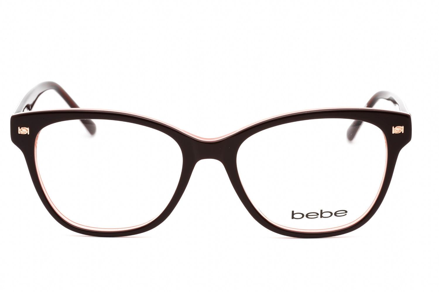 Bebe BB5194 Animal Print Eyeglasses — Brown, view 2