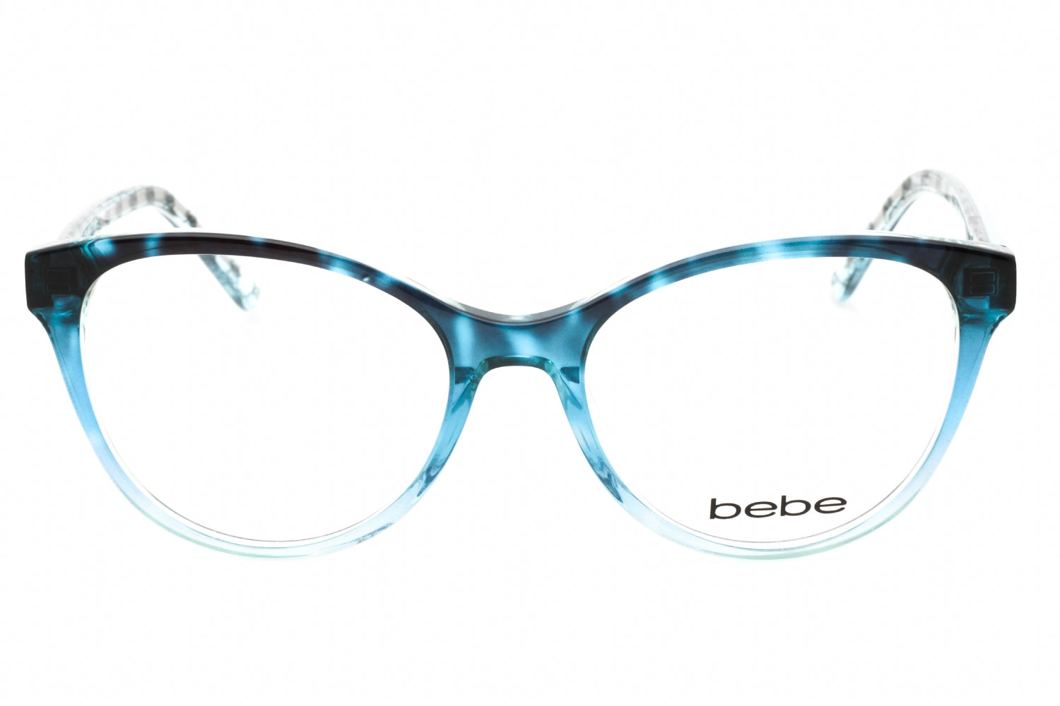 Bebe BB5195 Cat-Eye Acetate Eyeglasses — Blue, view 2