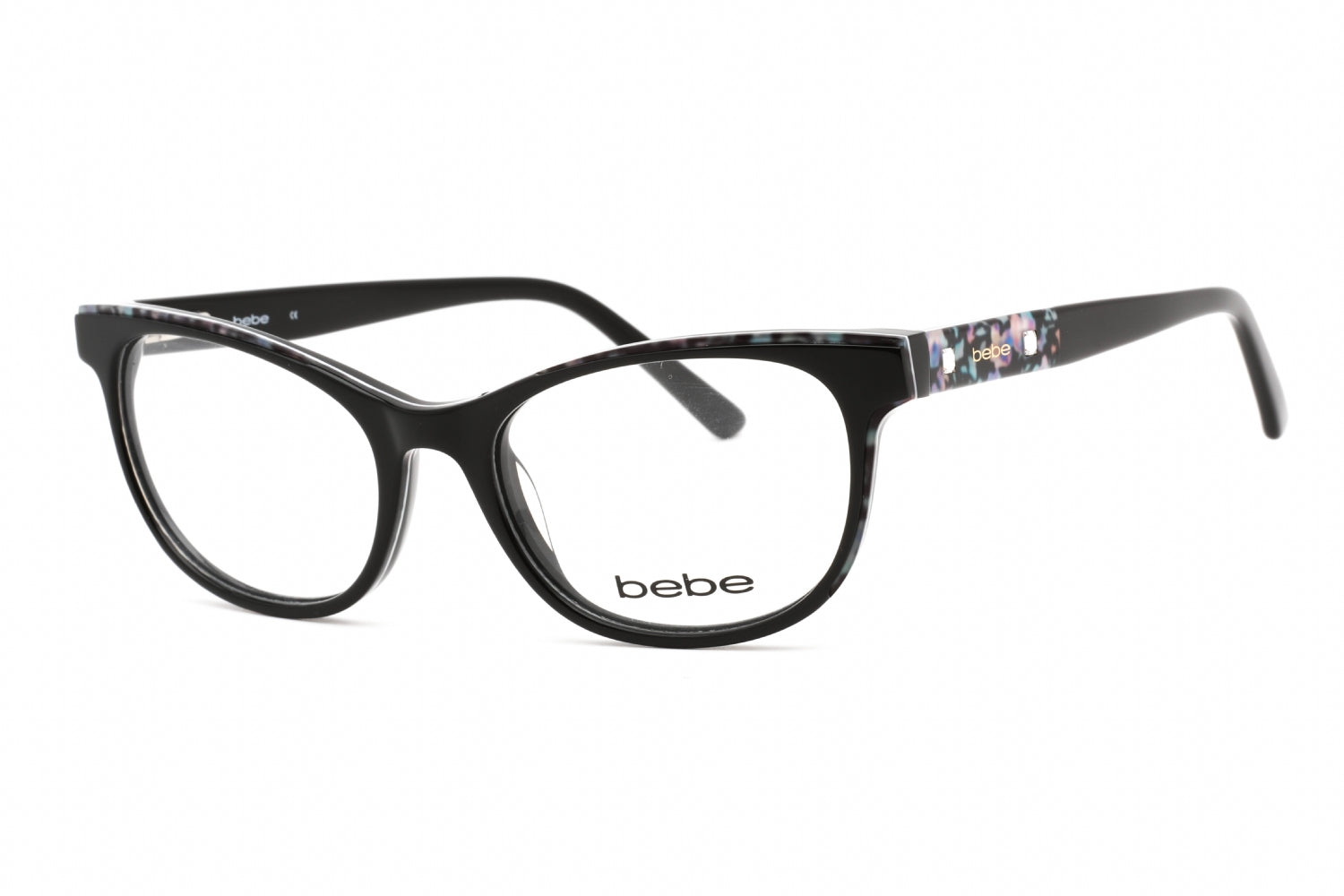 Bebe BB5198 Cat Eye Plastic Eyeglasses — Black by Bebe