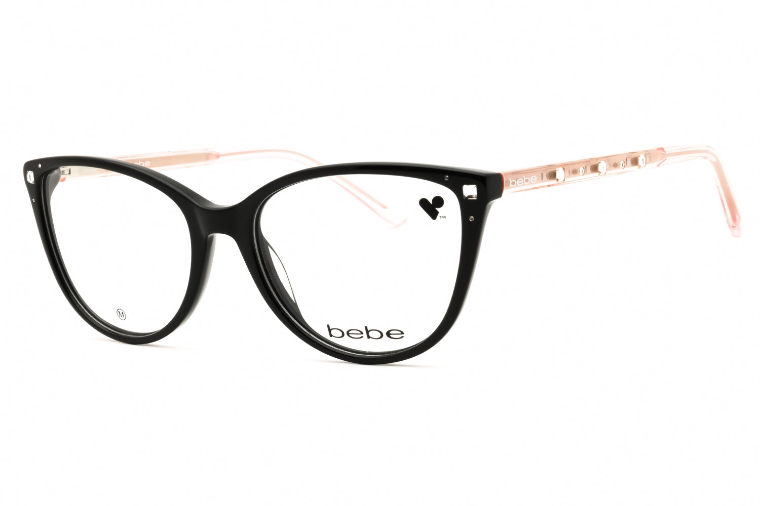 Bebe BB5225 Cat Eye Acetate Eyeglasses — Black by Bebe