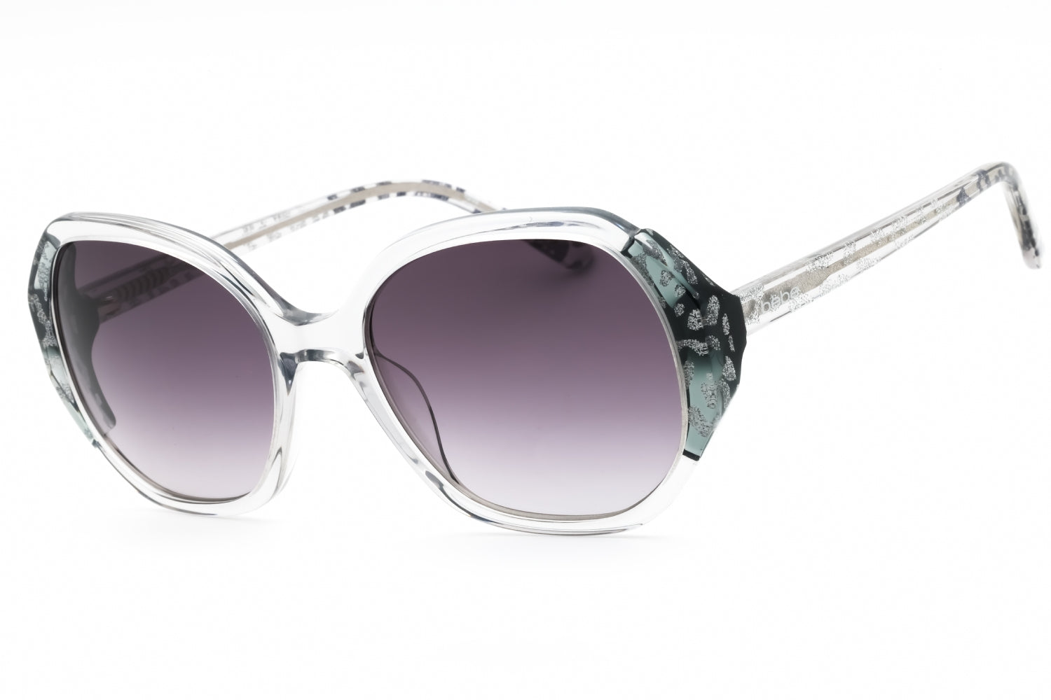 Bebe BB7245 Animal Print Sunglasses — Gray by Bebe