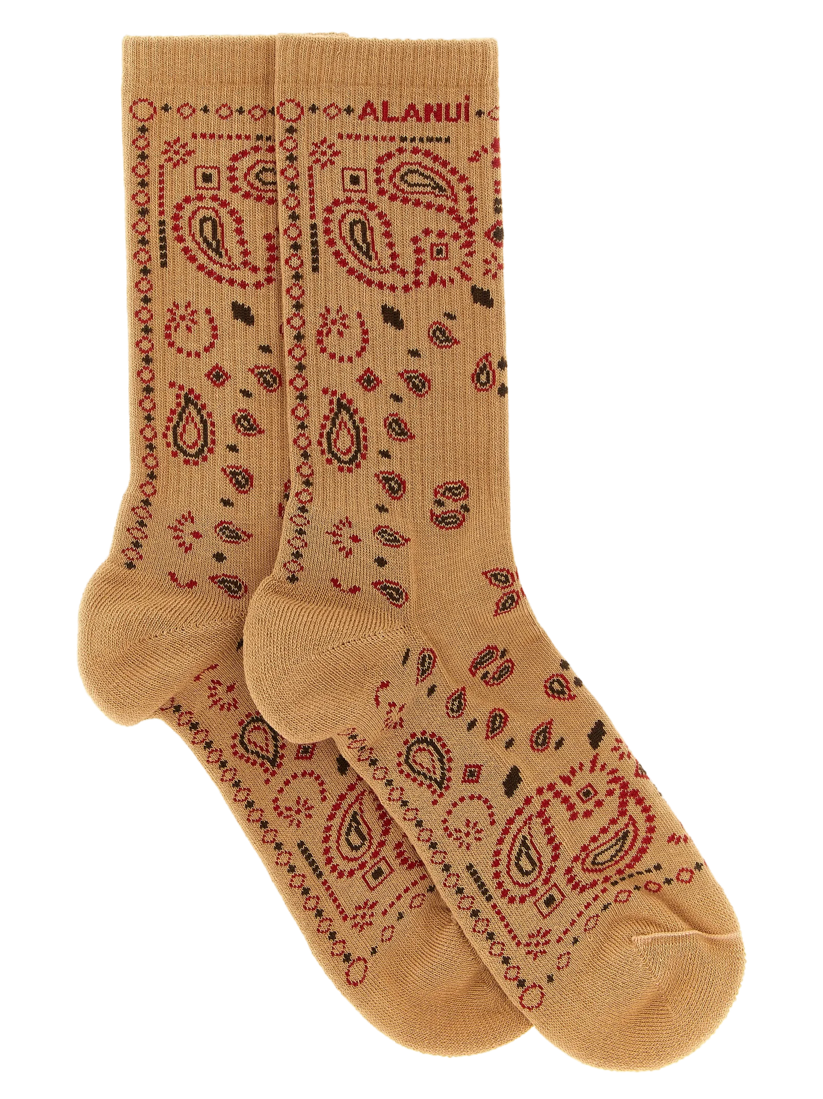 Beige Cotton Socks Clothing by Alanui