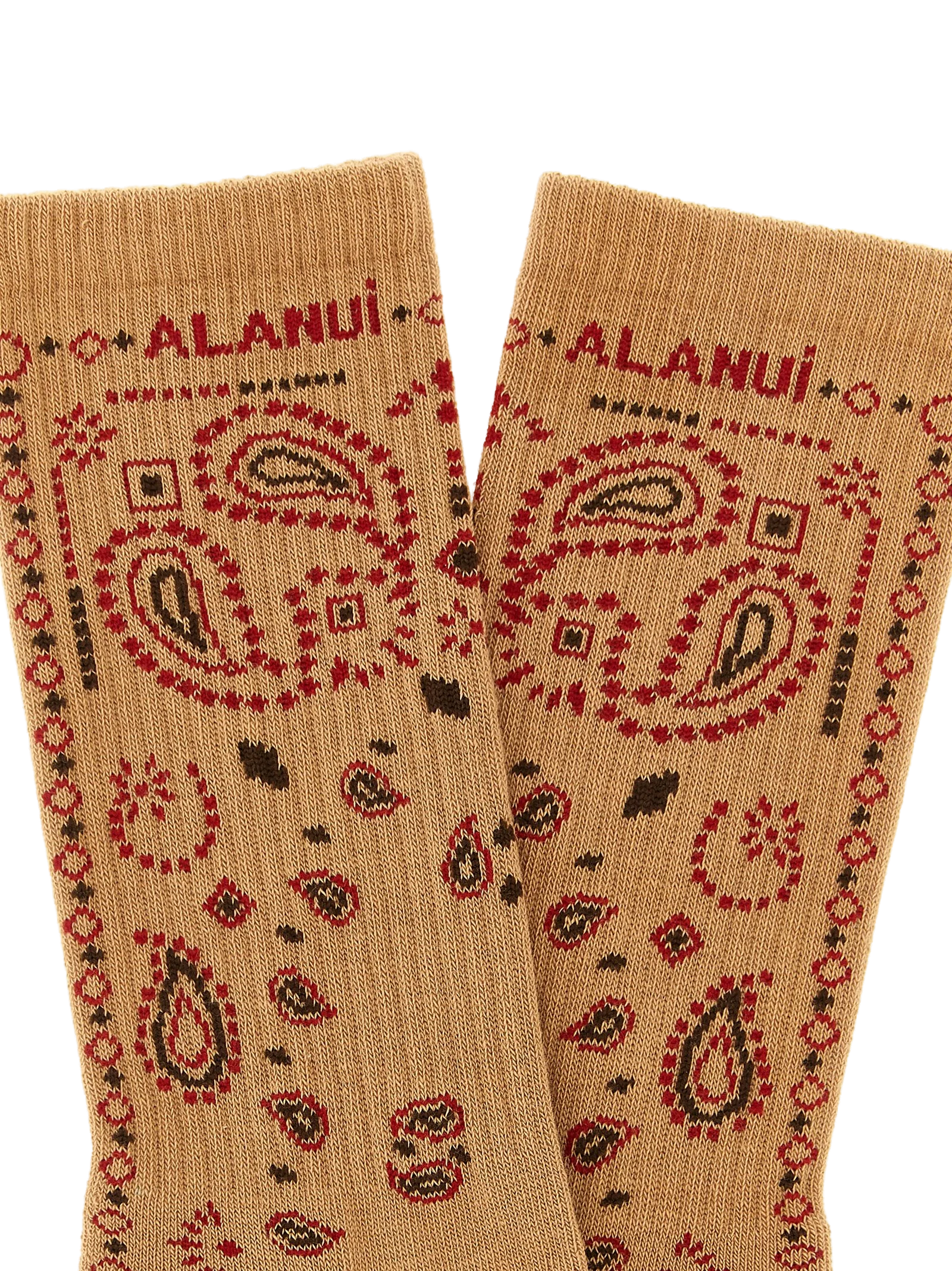 Beige Cotton Socks Clothing, view 3