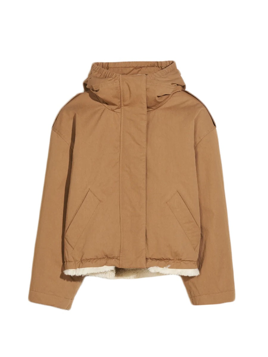 Bellerose Cotton-Blend Hooded Jacket — Beige by Bellerose