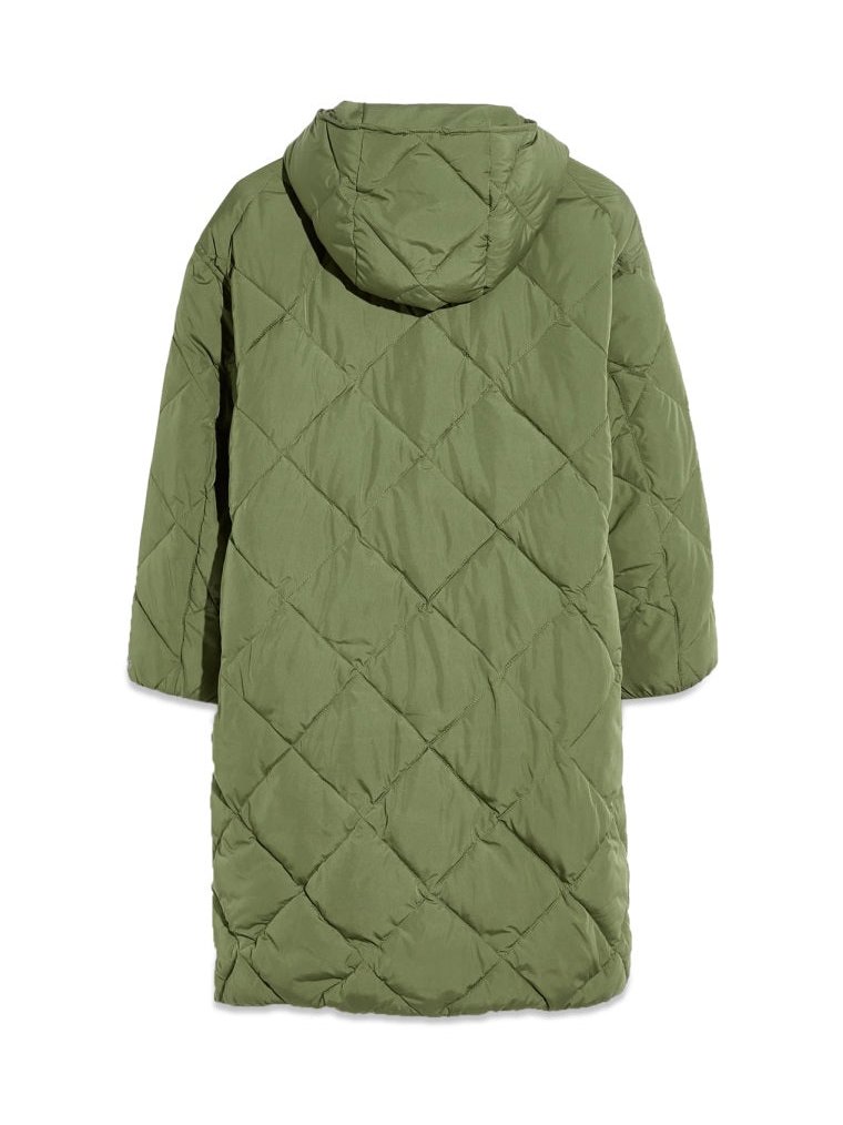 Bellerose Military Green Polyester Parka — Green, view 2
