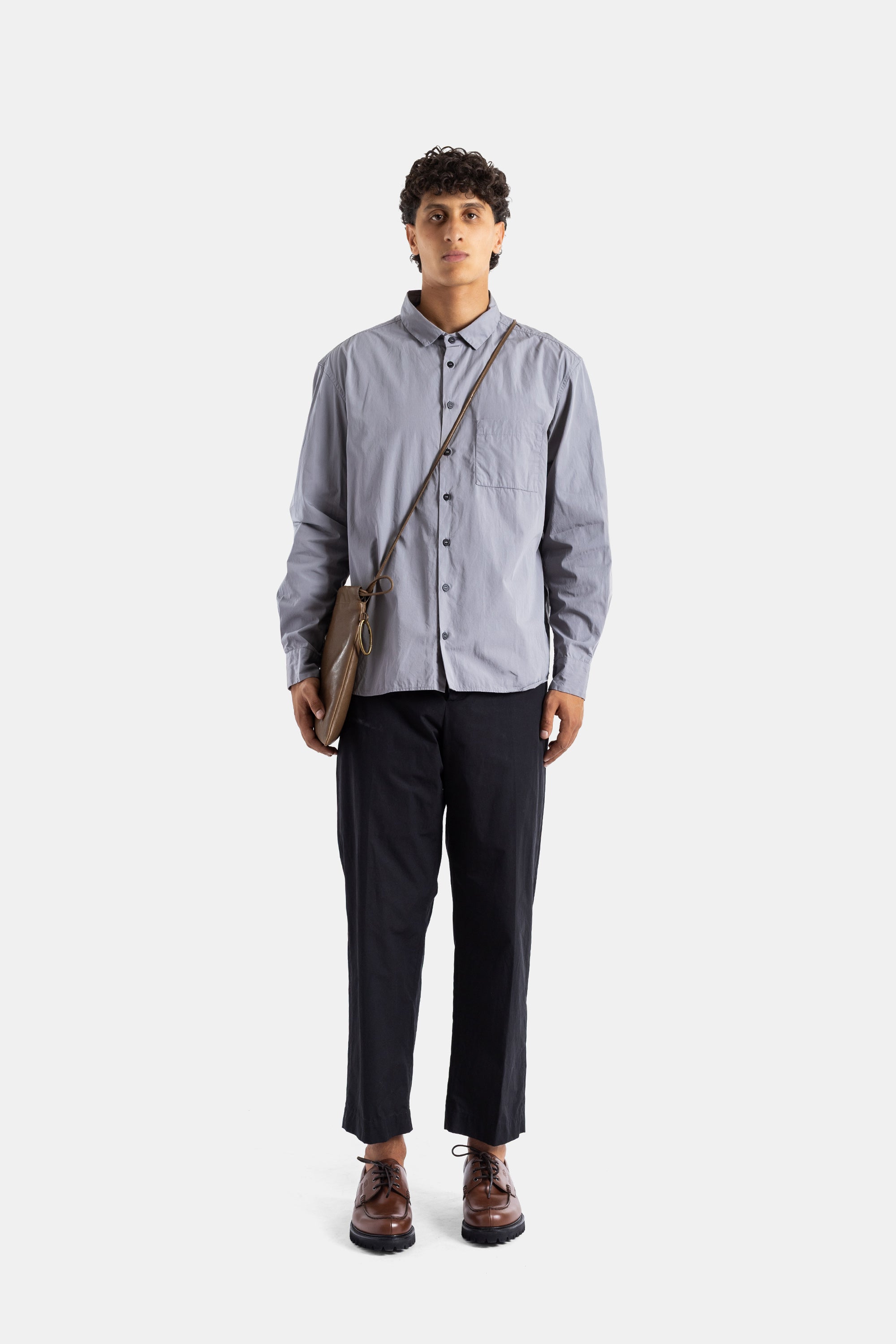 Bergfabel Udo Shirt — Gray, view 4