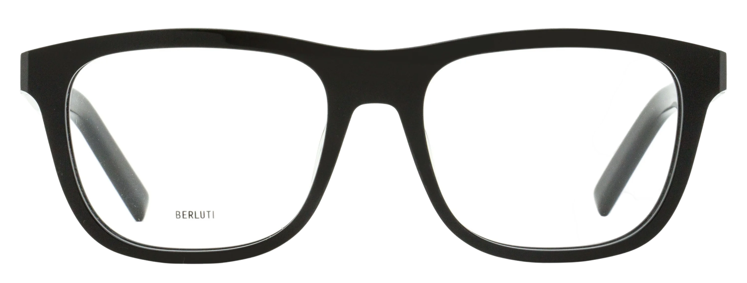 Berluti BL50013U Soft Rectangular Eyeglasses — Black, view 2
