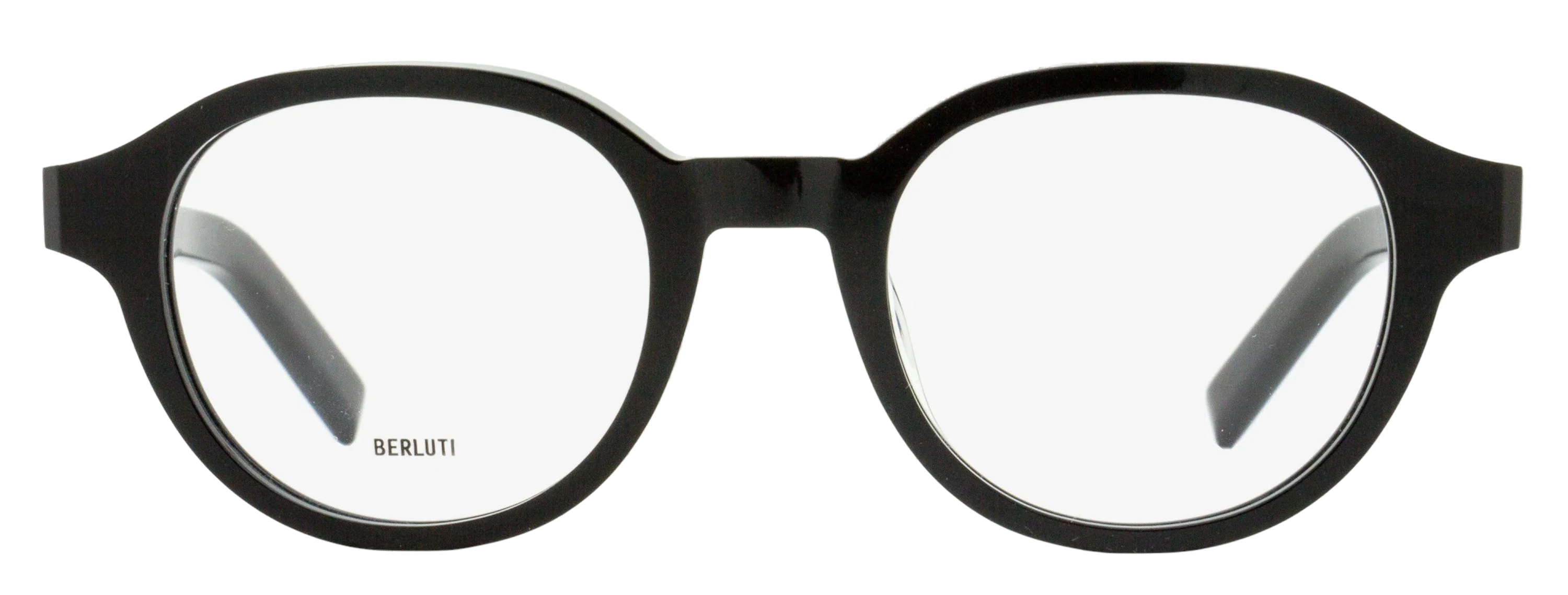 Berluti BL50020U Oval Acetate Eyeglasses — Black, view 2