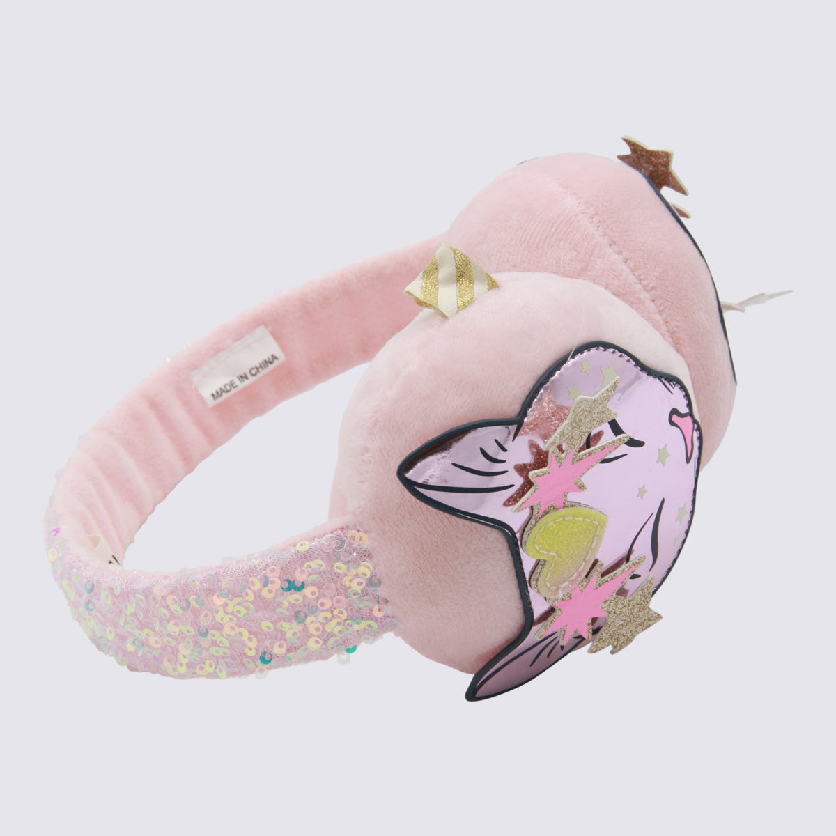 Billieblush U21513 Embellished Plush Bucket Hat — Pink, view 2