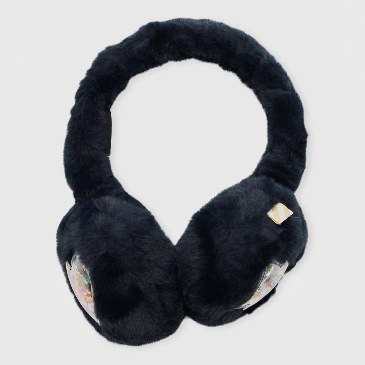 Billieblush U21648 Faux Fur Earmuff Winter Hat — Navy by Billieblush