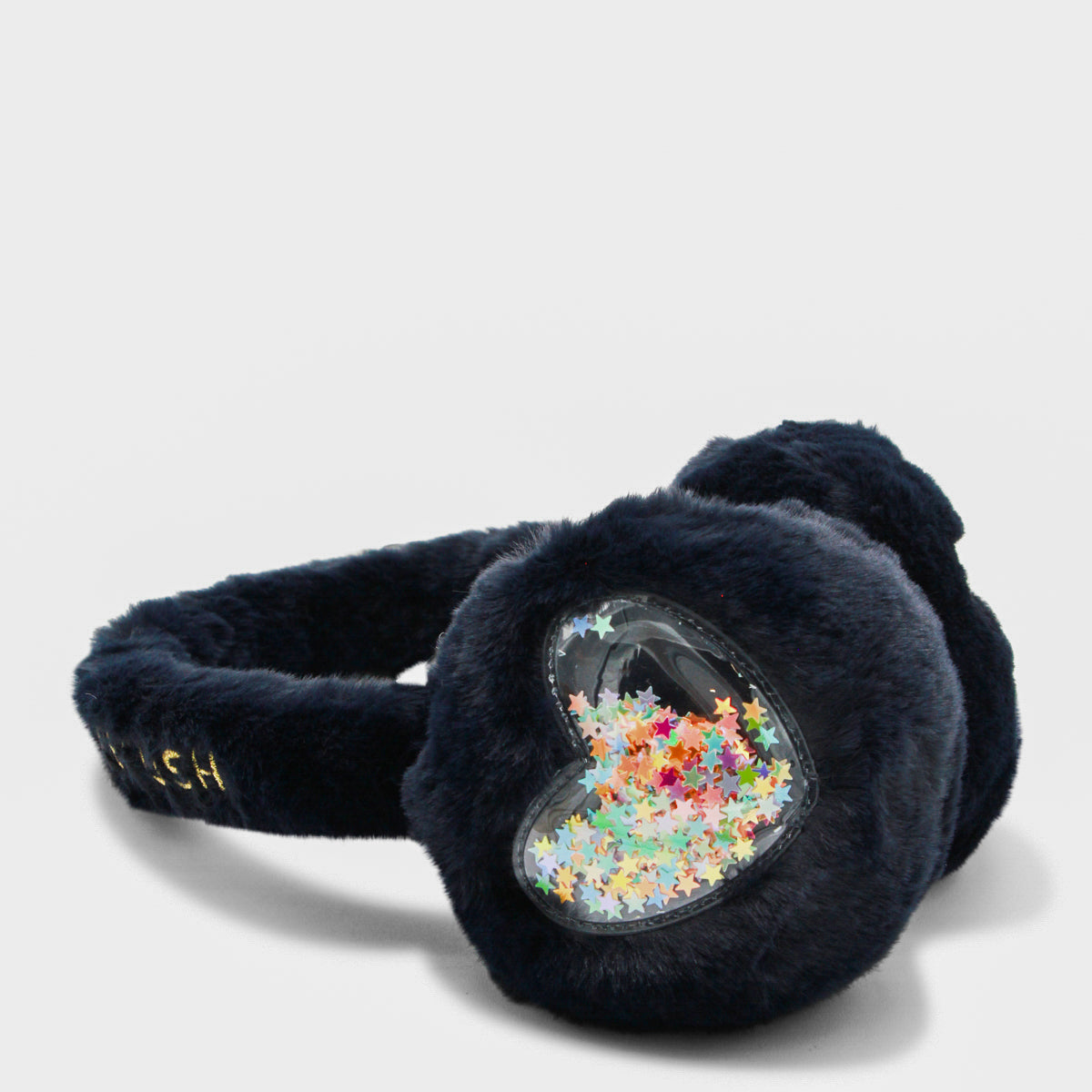 Billieblush U21648 Faux Fur Earmuff Winter Hat — Navy, view 2
