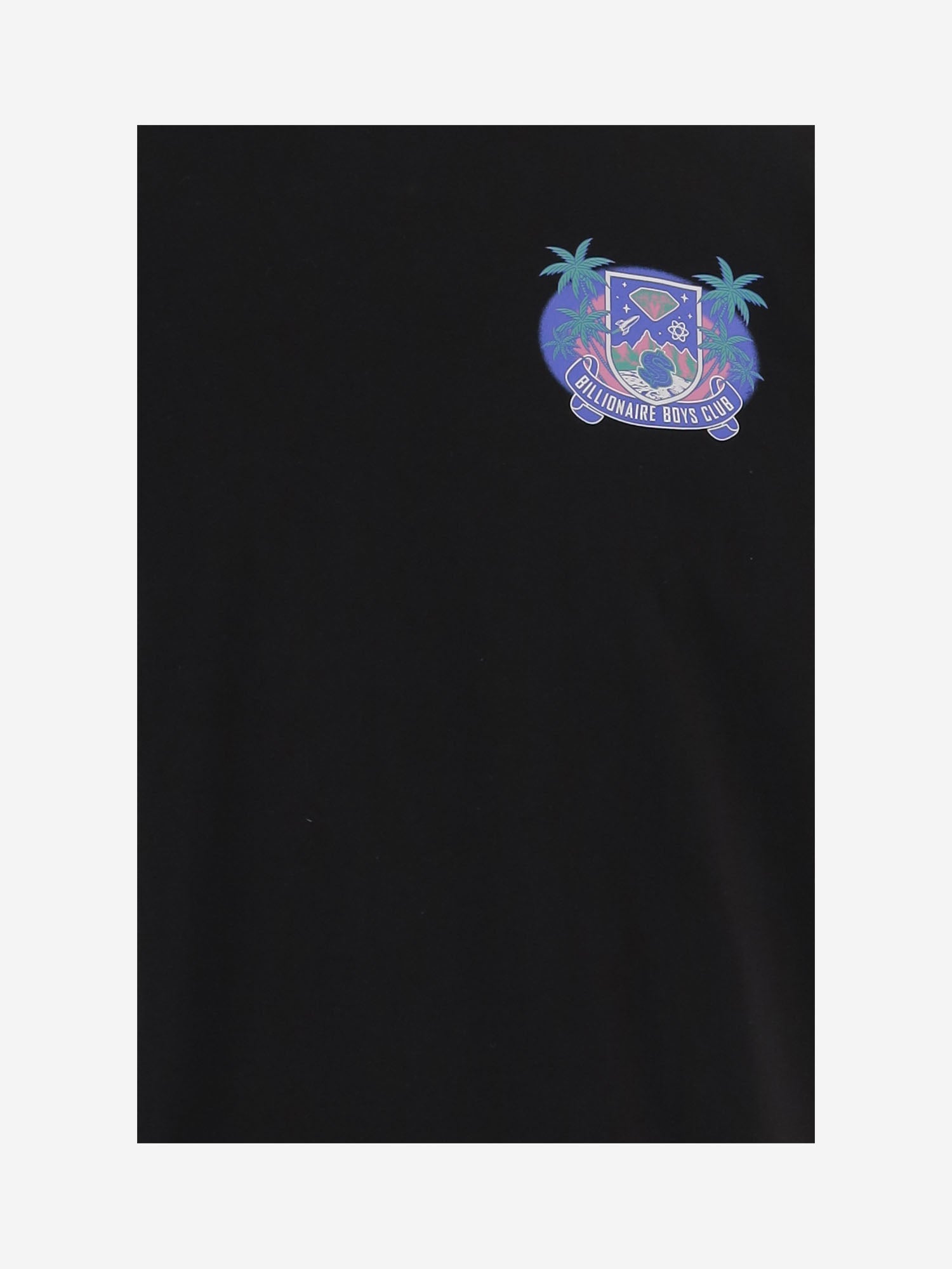 Billionaire Boys Club Logo-Embroidered Cotton T-Shirt — Black, view 3