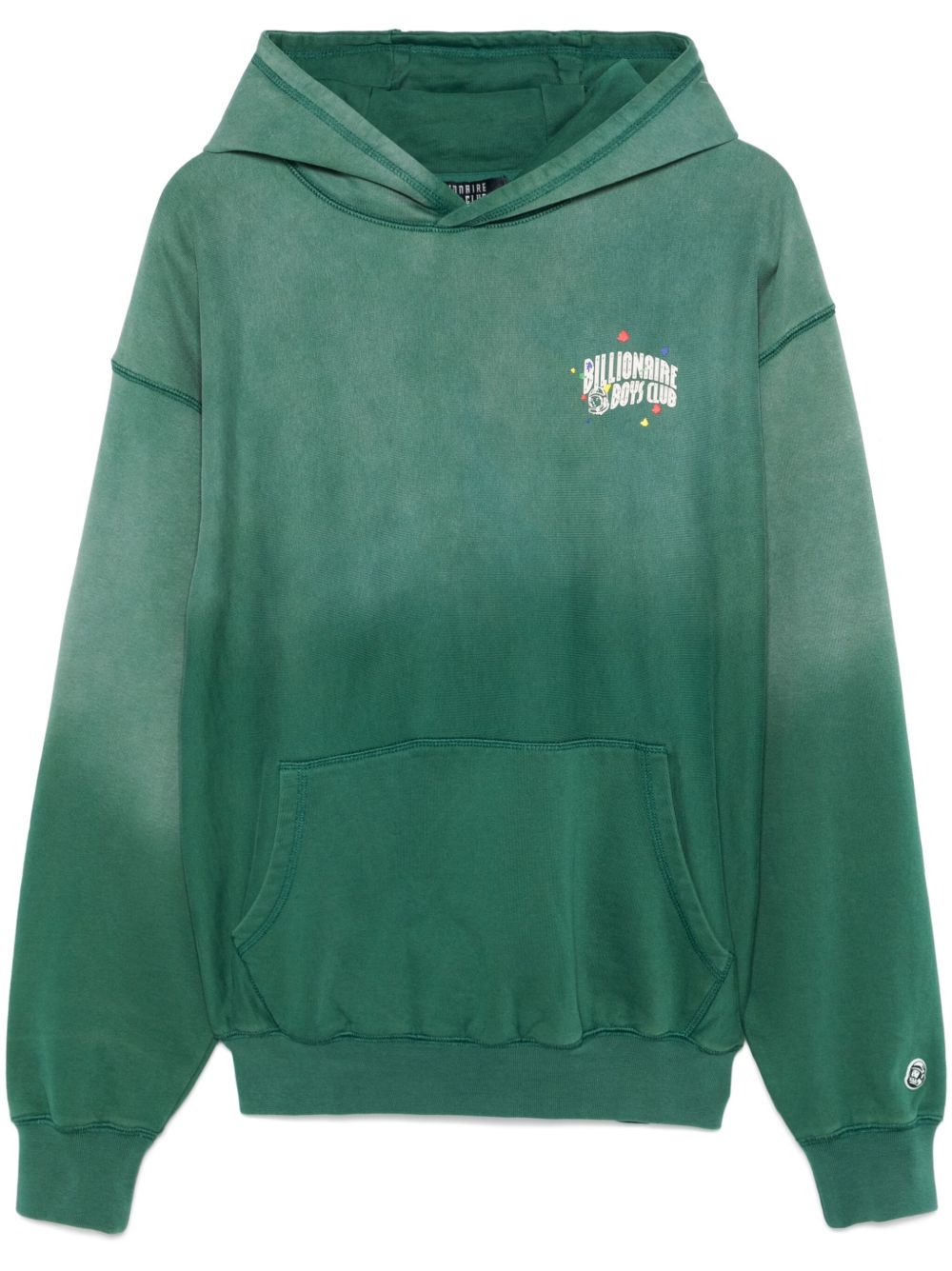 Billionaire Logo Embroidered Hoodie — Green by Billionaire
